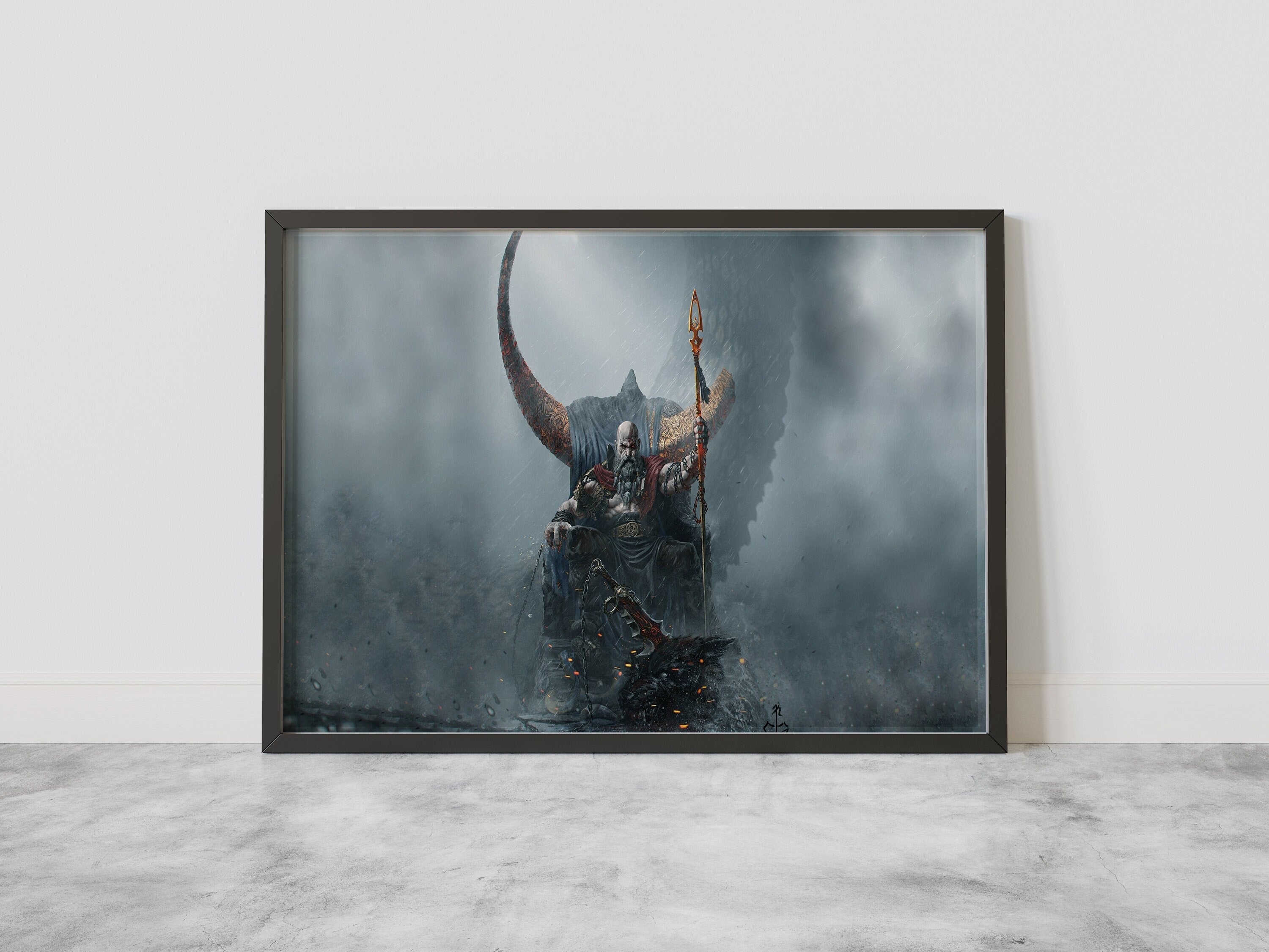 God Of War Canvas Poster