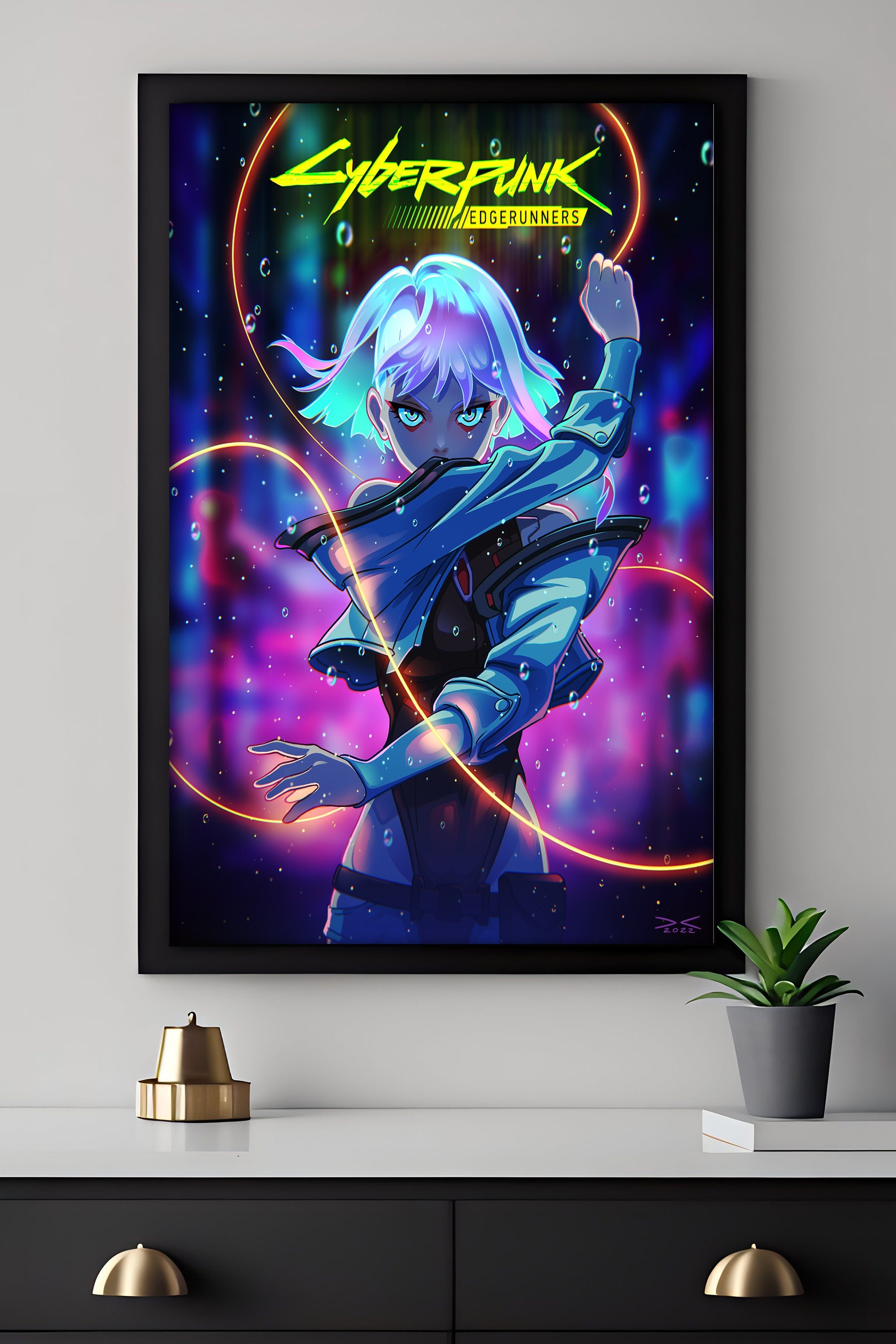 Cyberpunk Edgeruners Canvas Poster