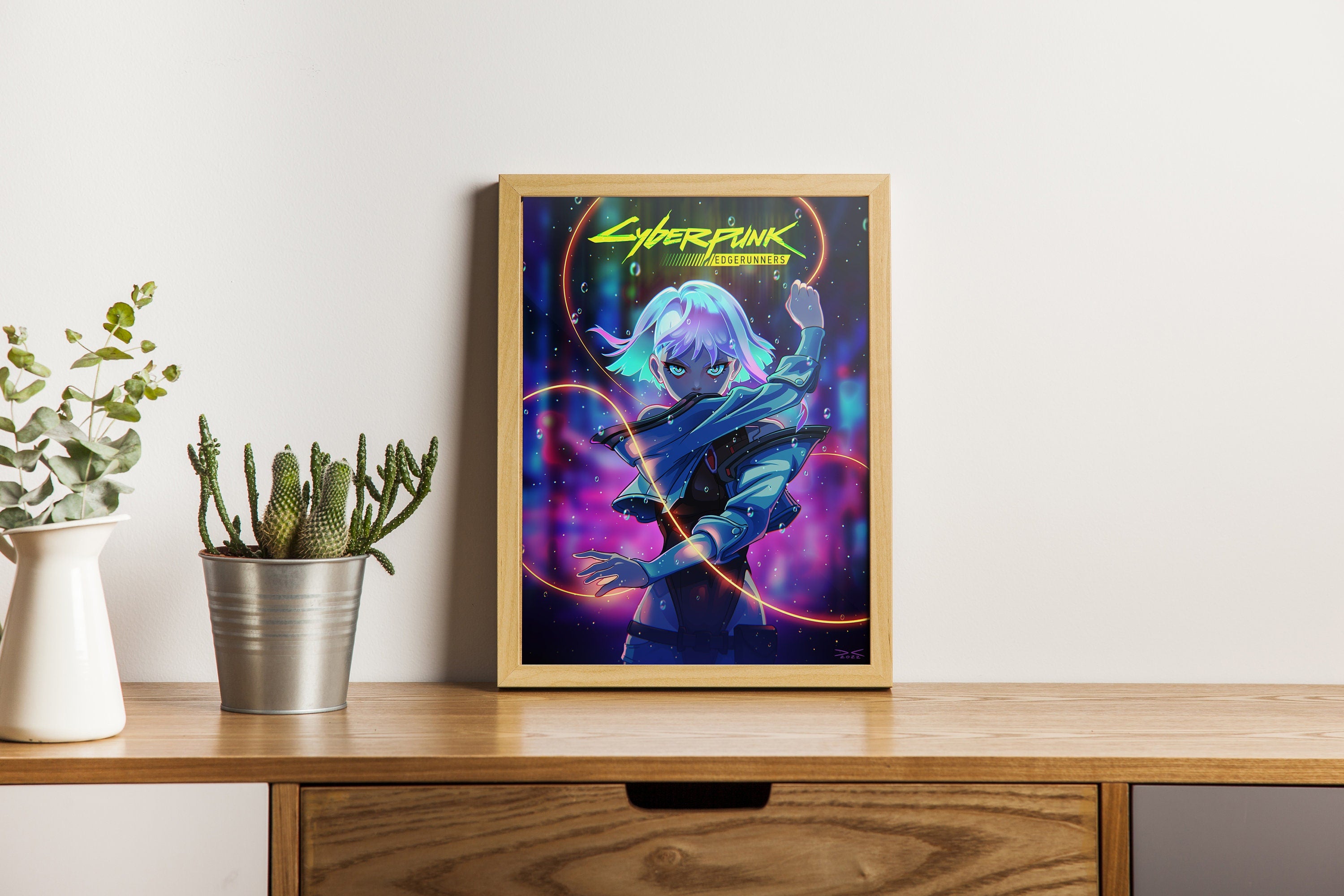 Cyberpunk Edgeruners Canvas Poster