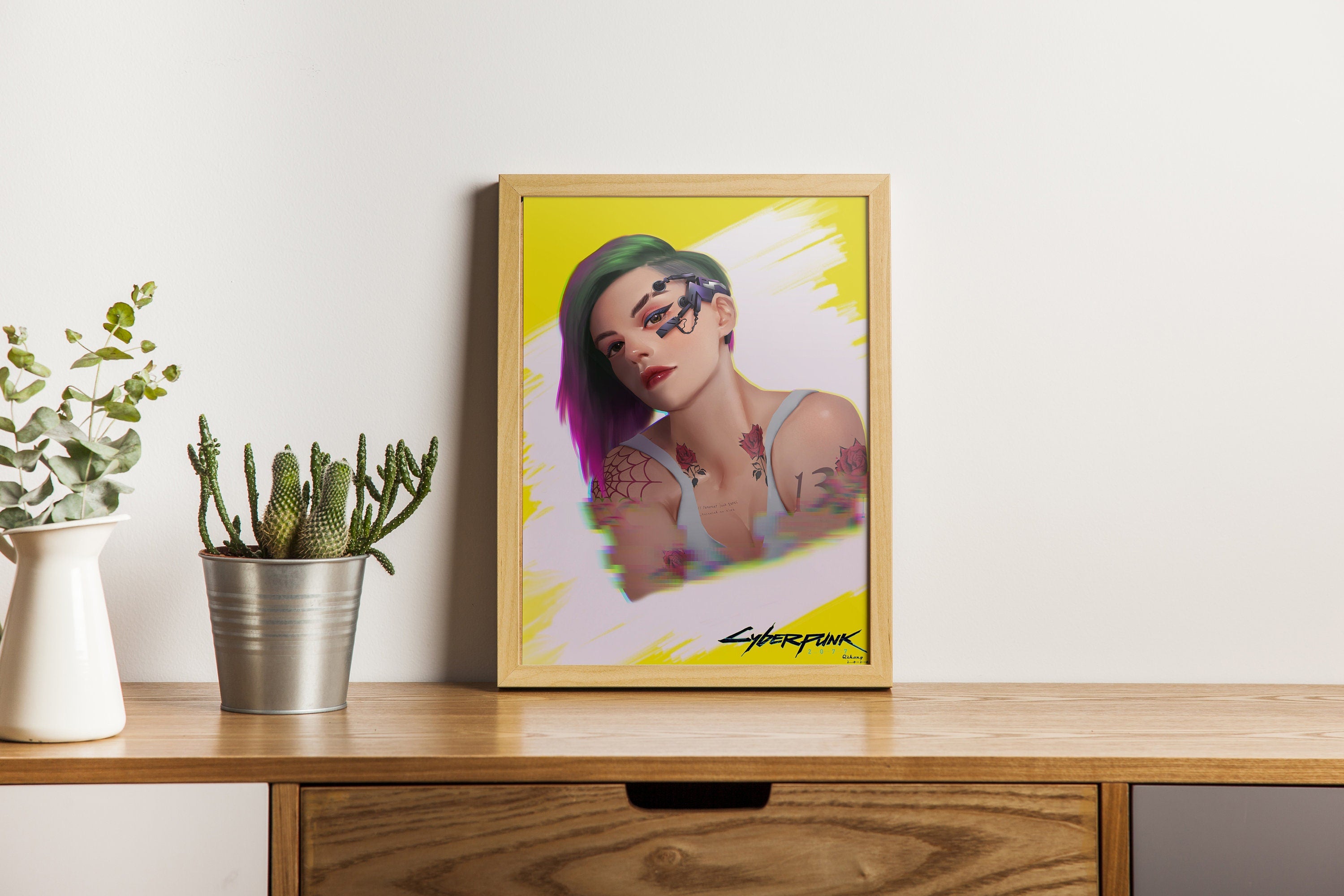 Cyberpunk 2077 Canvas Wall Art