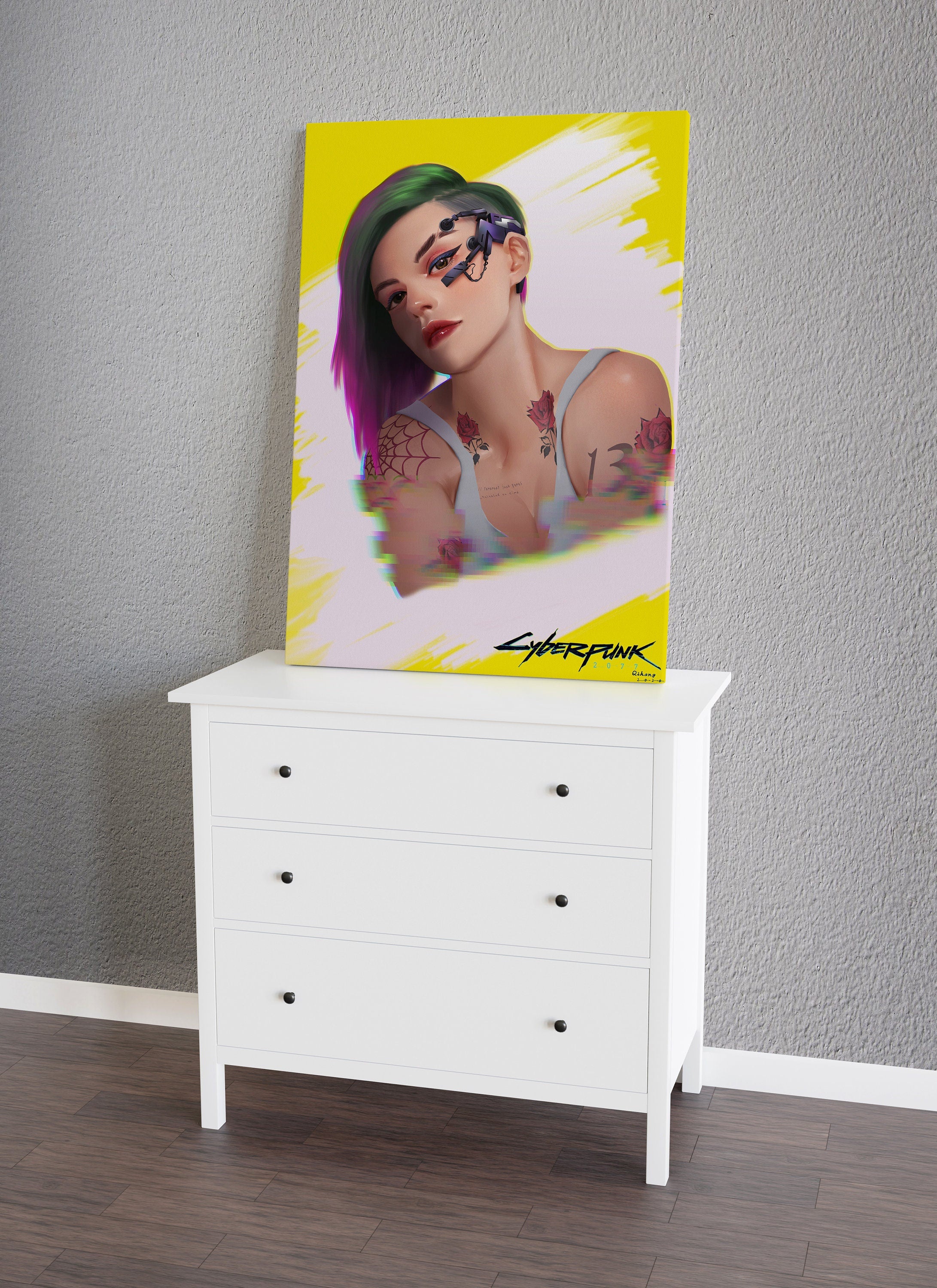 Cyberpunk 2077 Canvas Wall Art