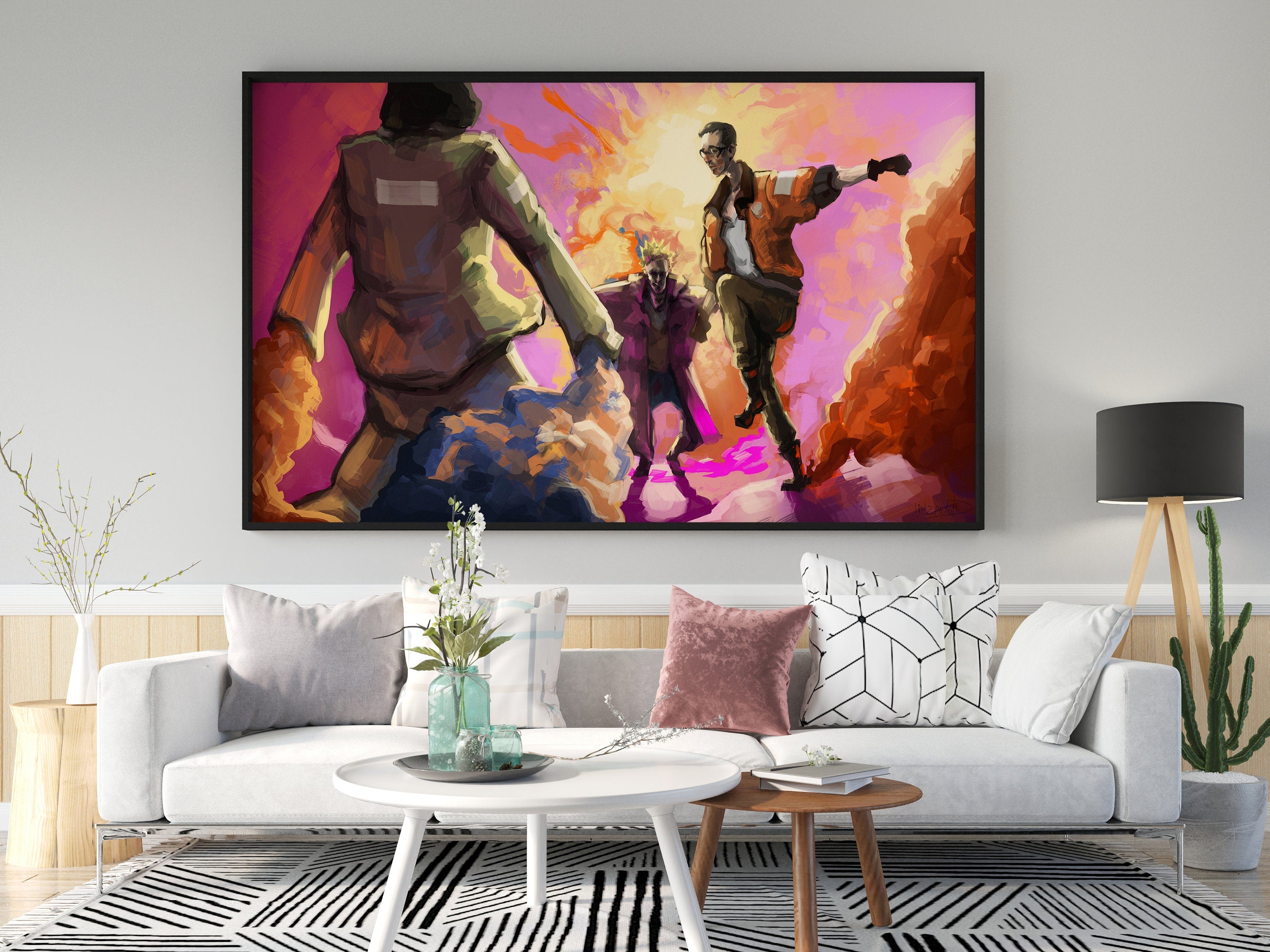 Disco Elysium Canvas Wall Art