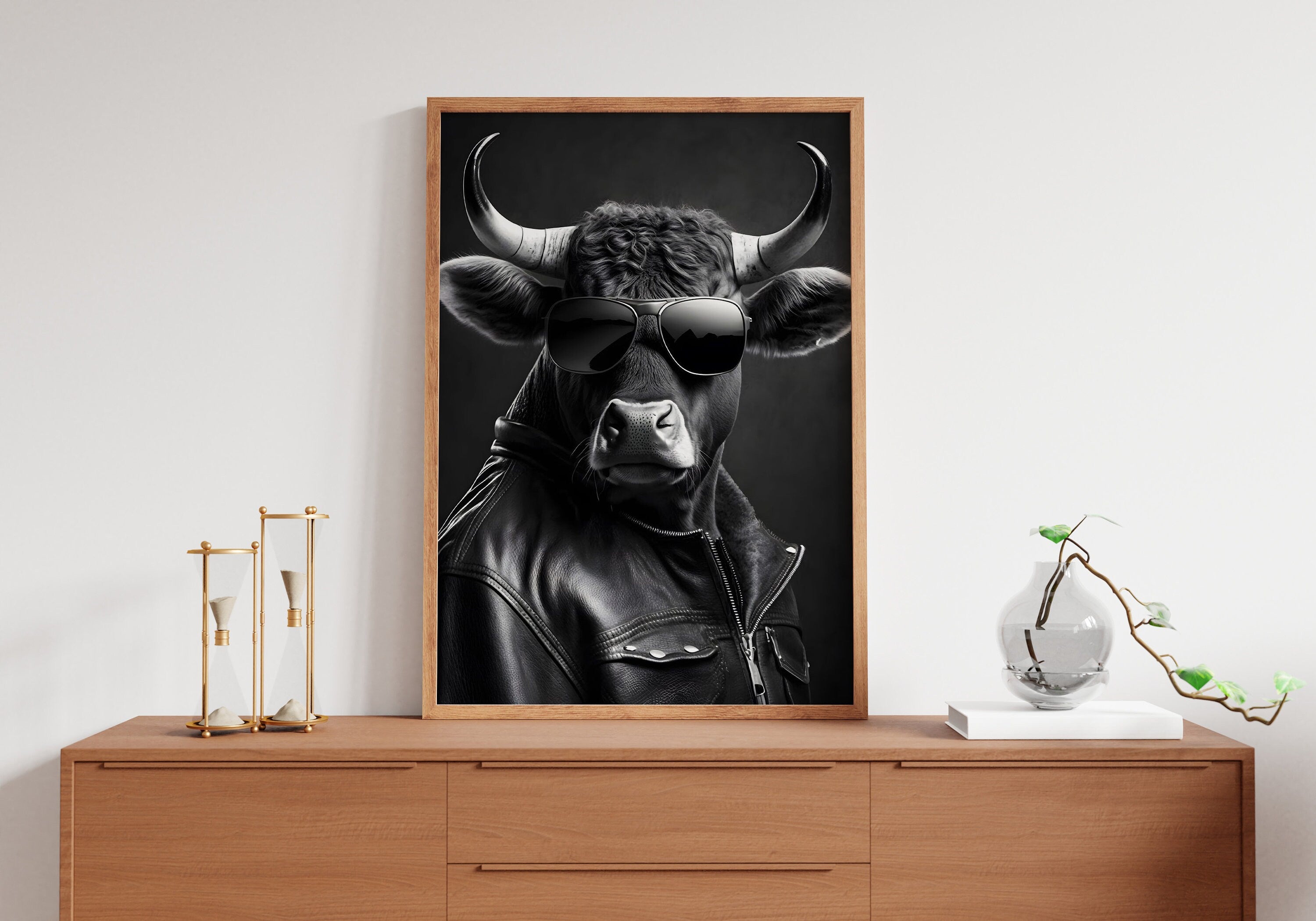 Bull Canvas Wall Art