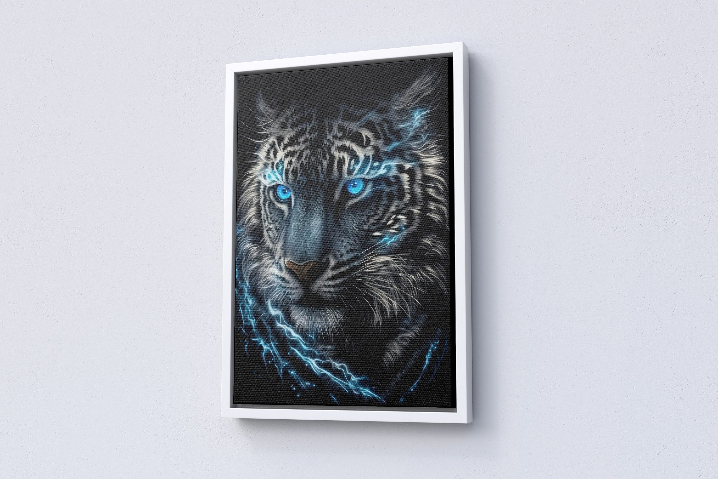 Colourful Lion Canvas Wall Art