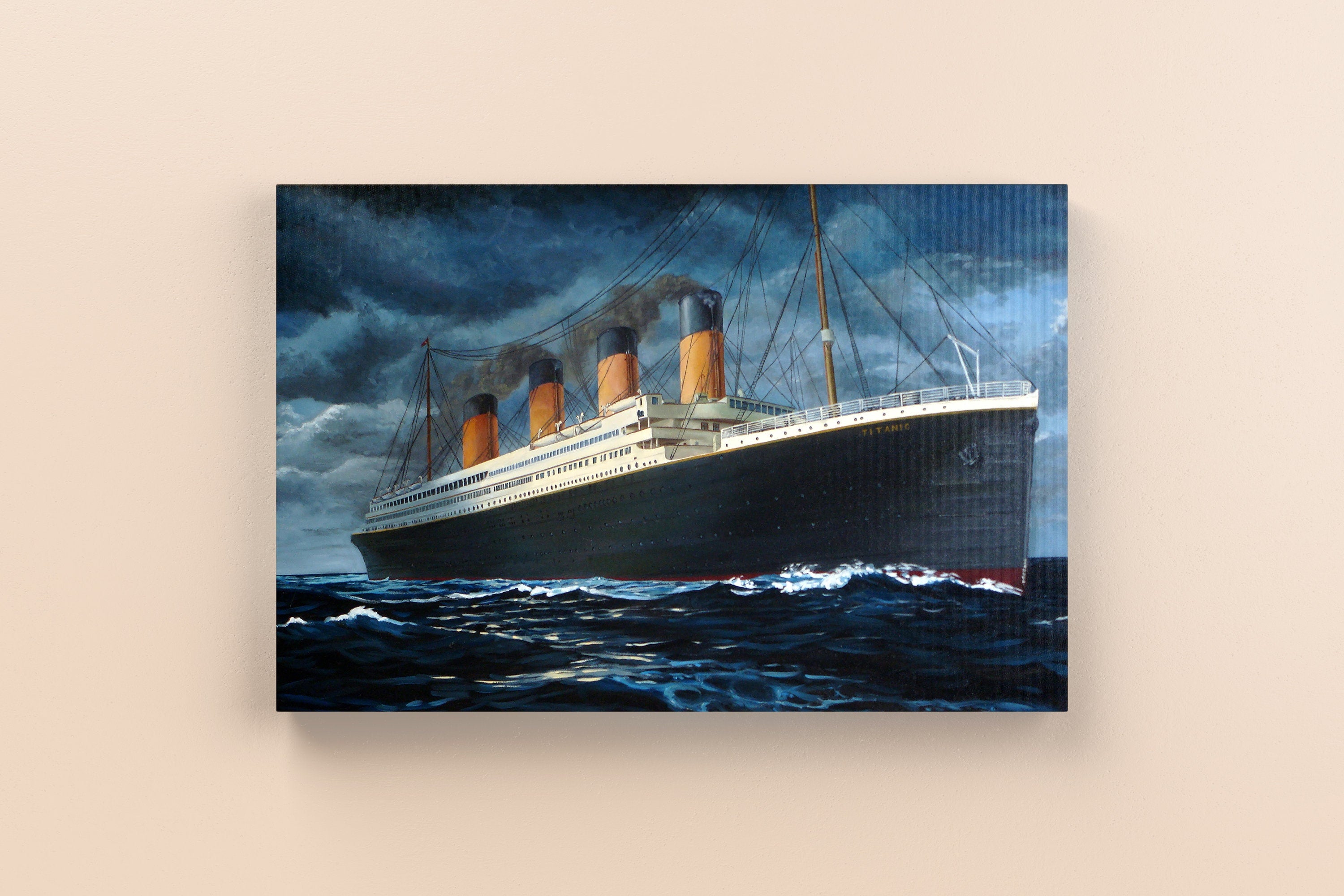 Titanic Ship Canvas Wall Decor