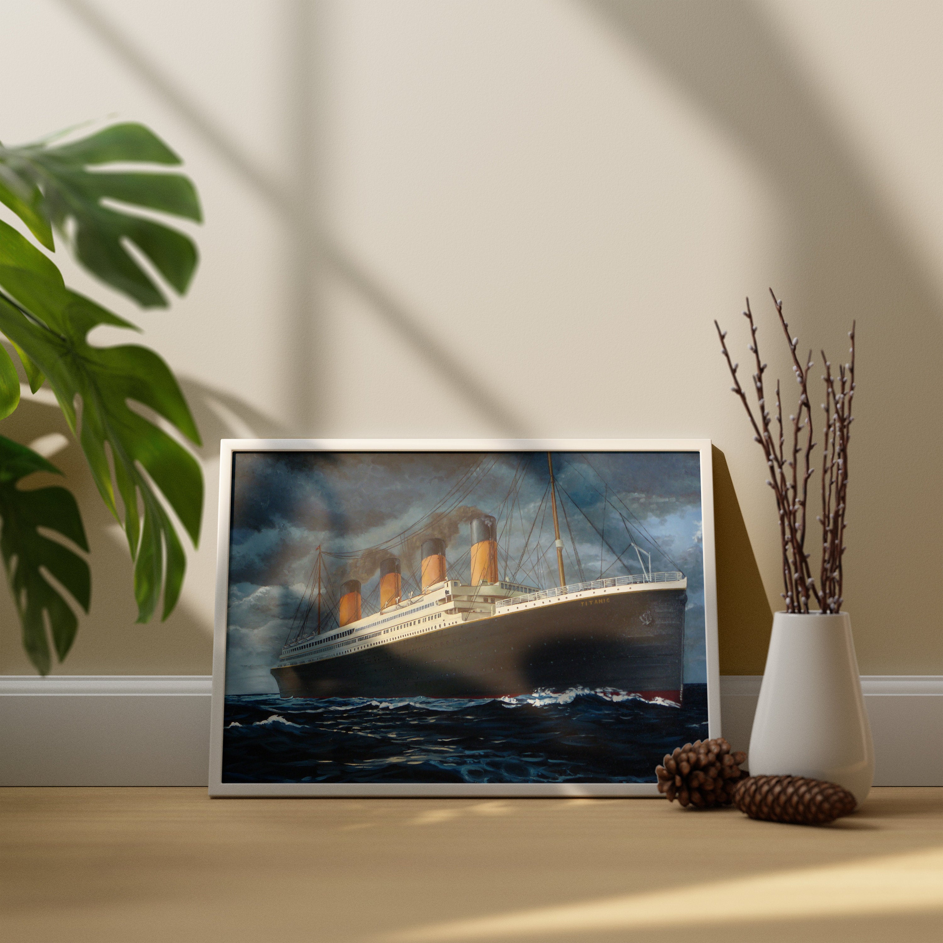 Titanic Ship Canvas Wall Decor