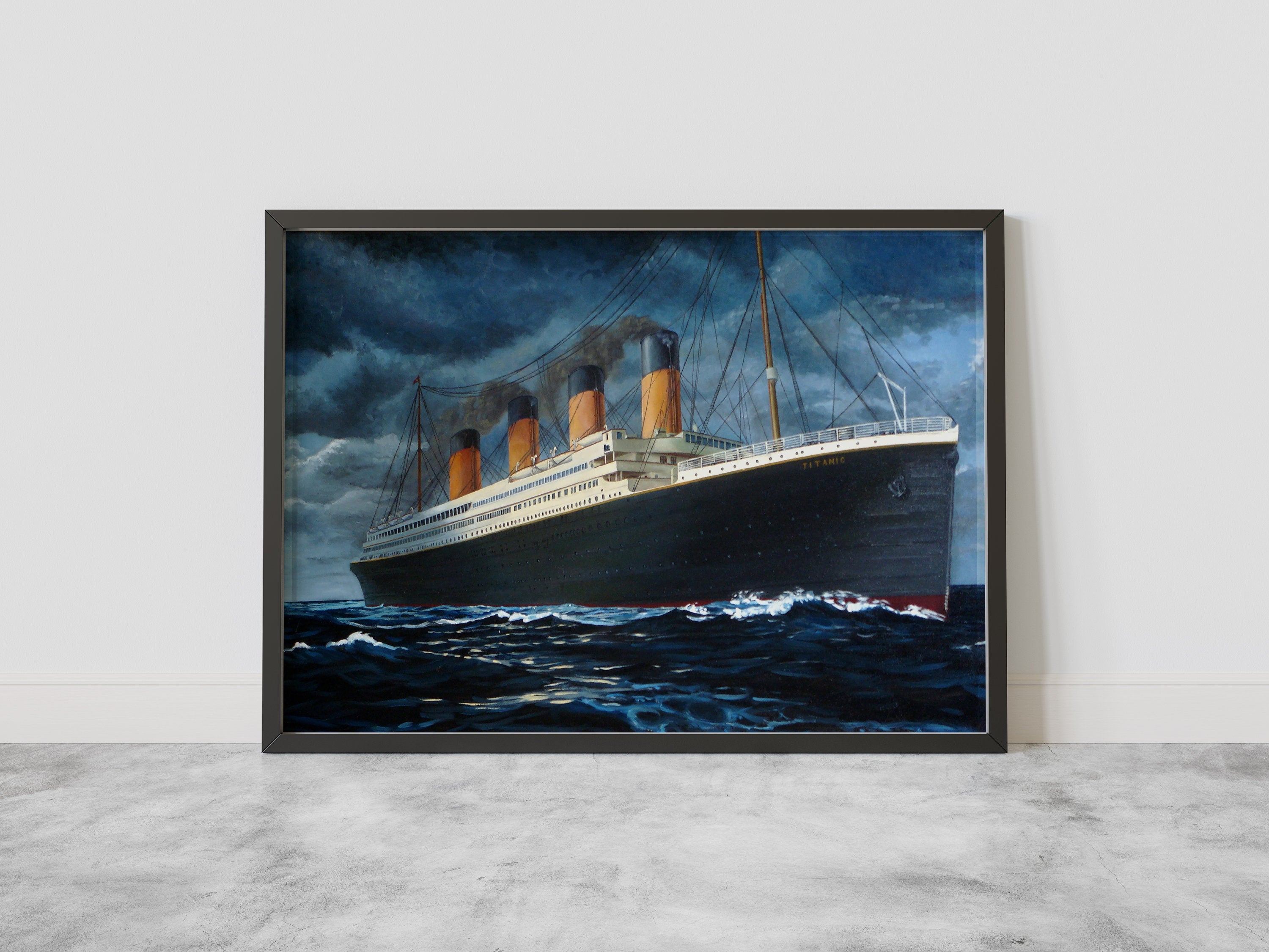 Titanic Ship Canvas Wall Decor