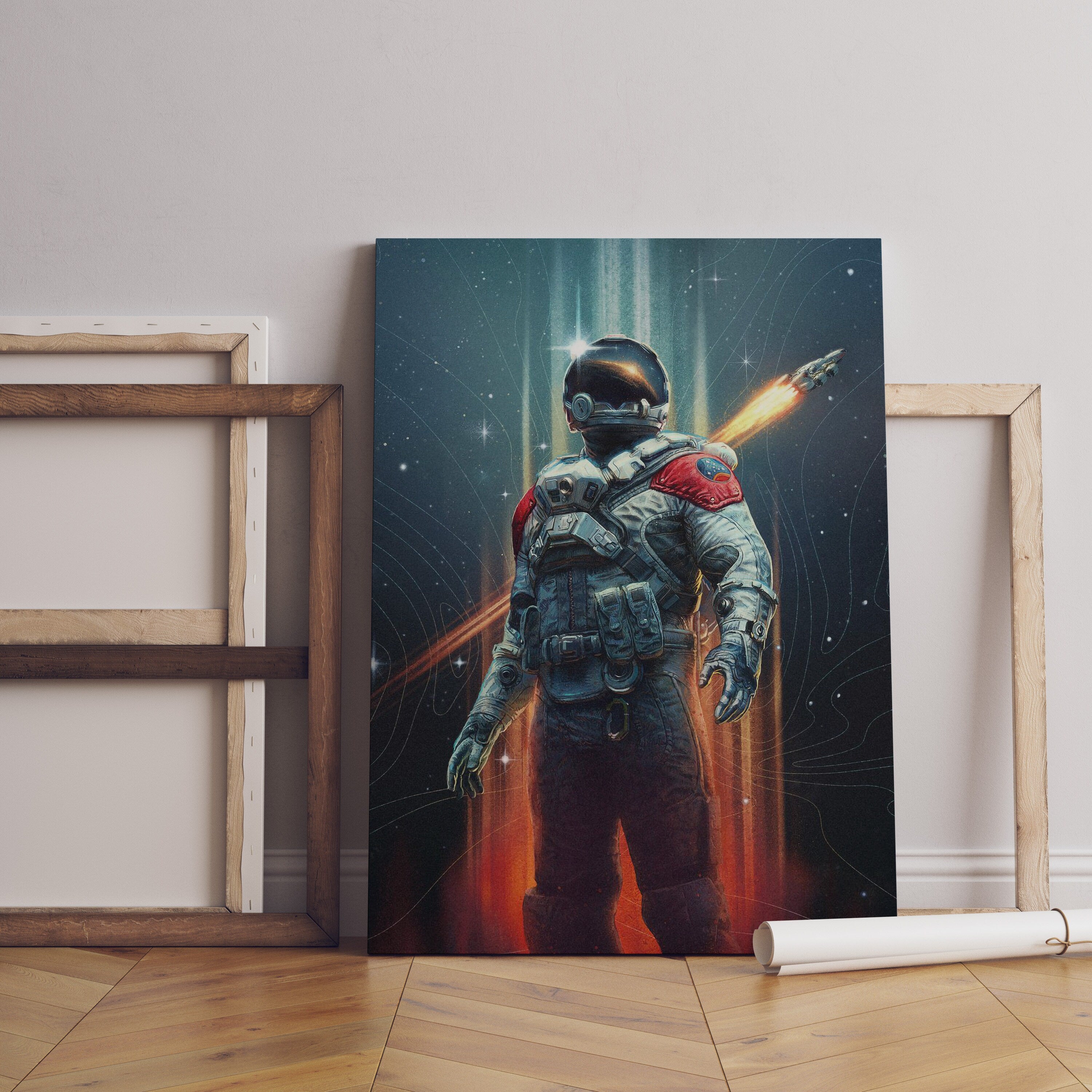 Starfield Game Canvas Print