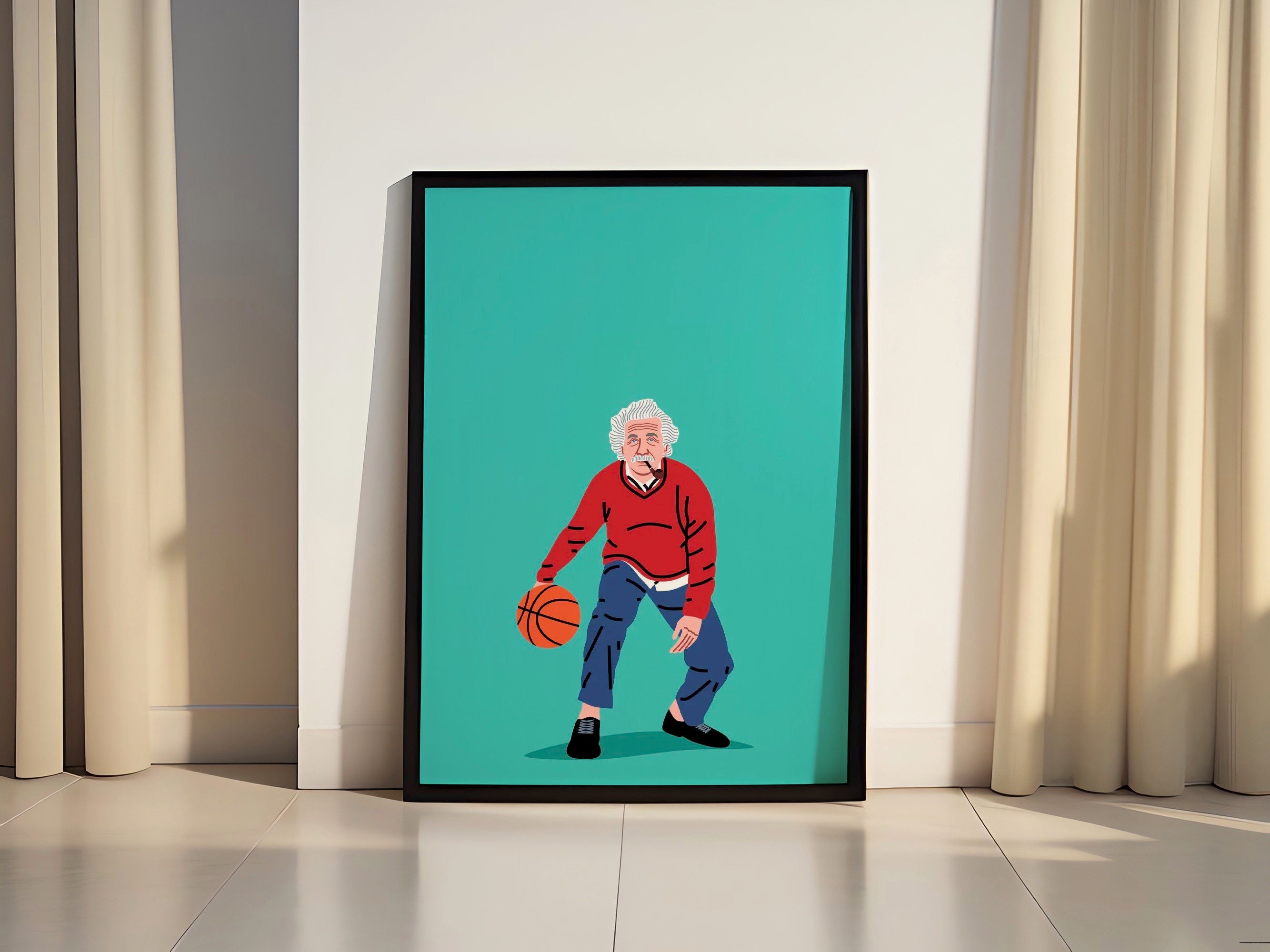 Albert Einstein Canvas Poster