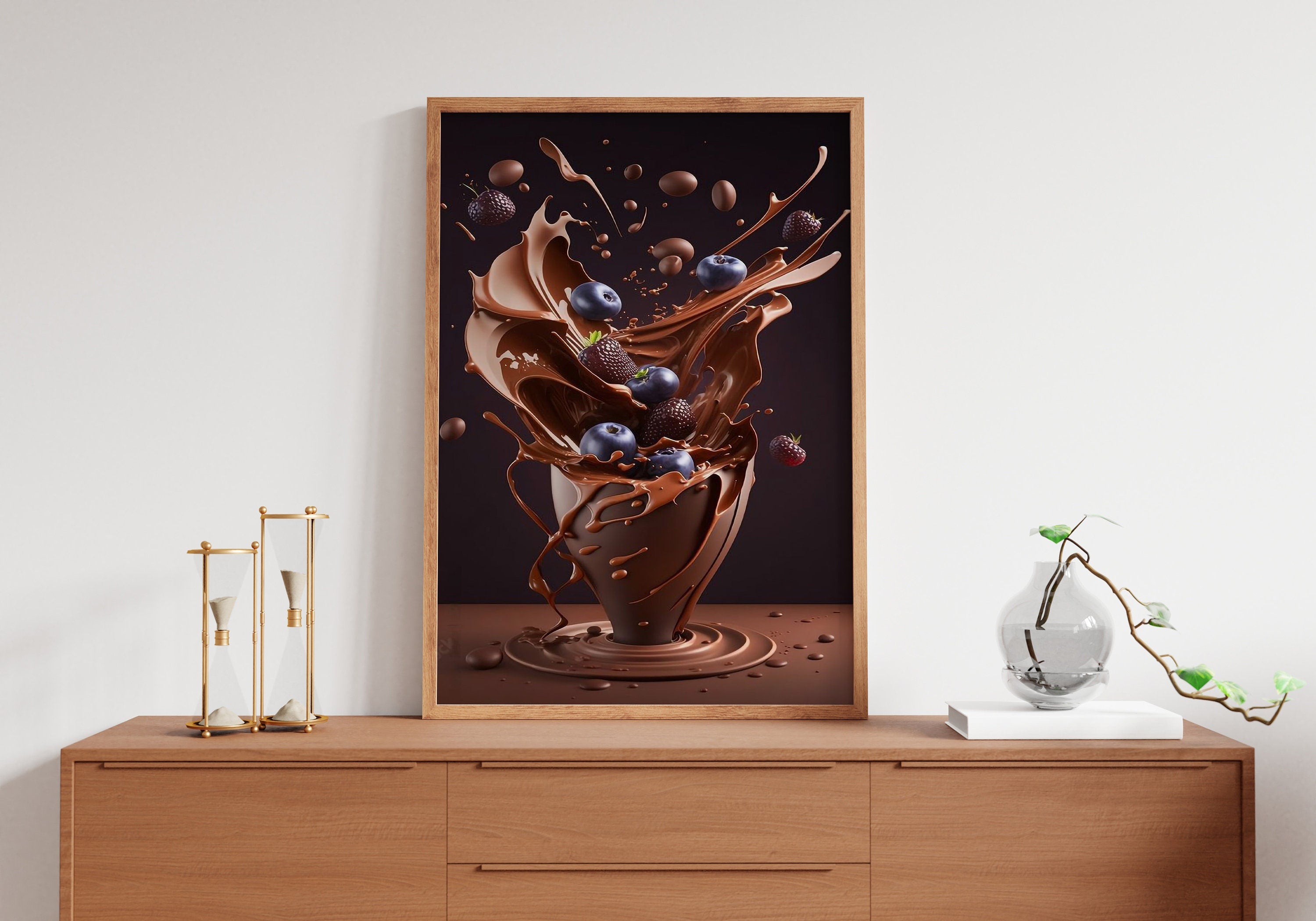 Chocolate Canvas Wall Poster