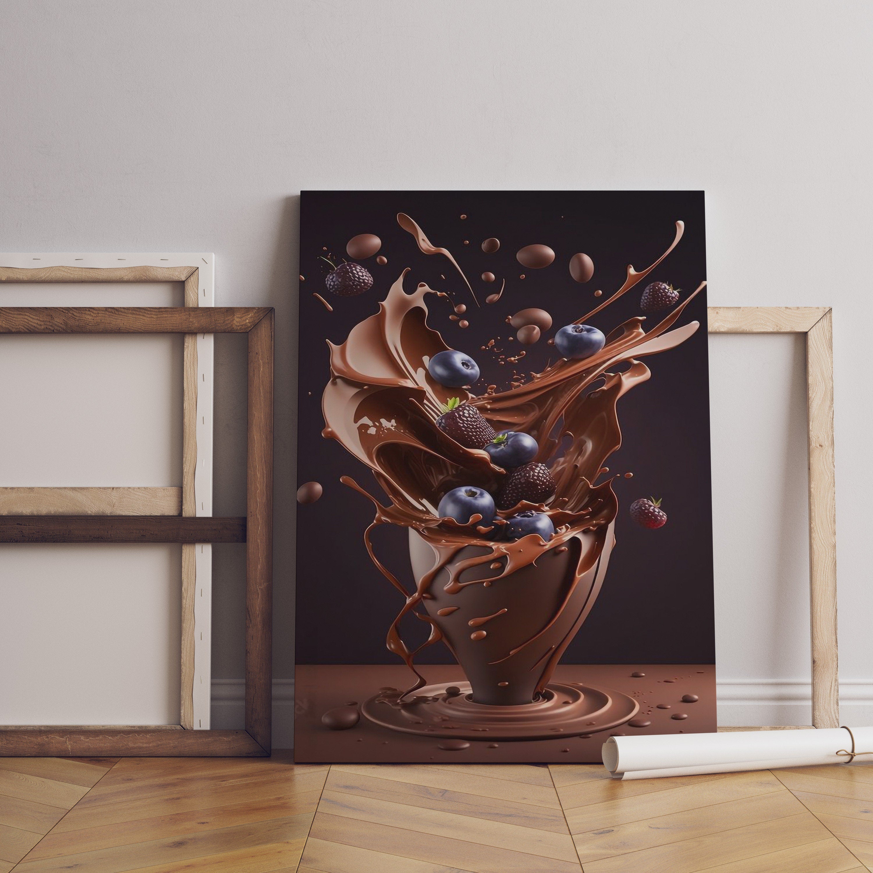 Chocolate Canvas Wall Poster