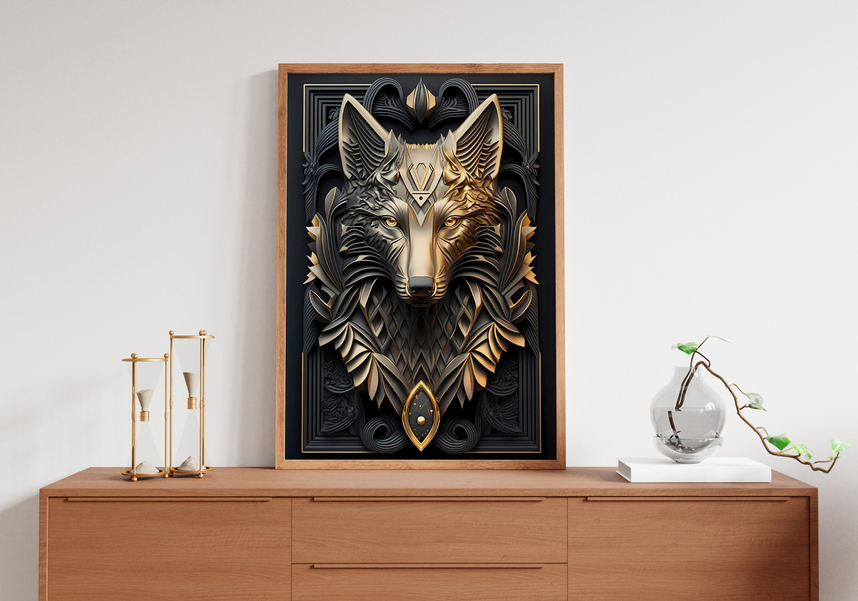 Egypt Concept Mythology Animal Canvas