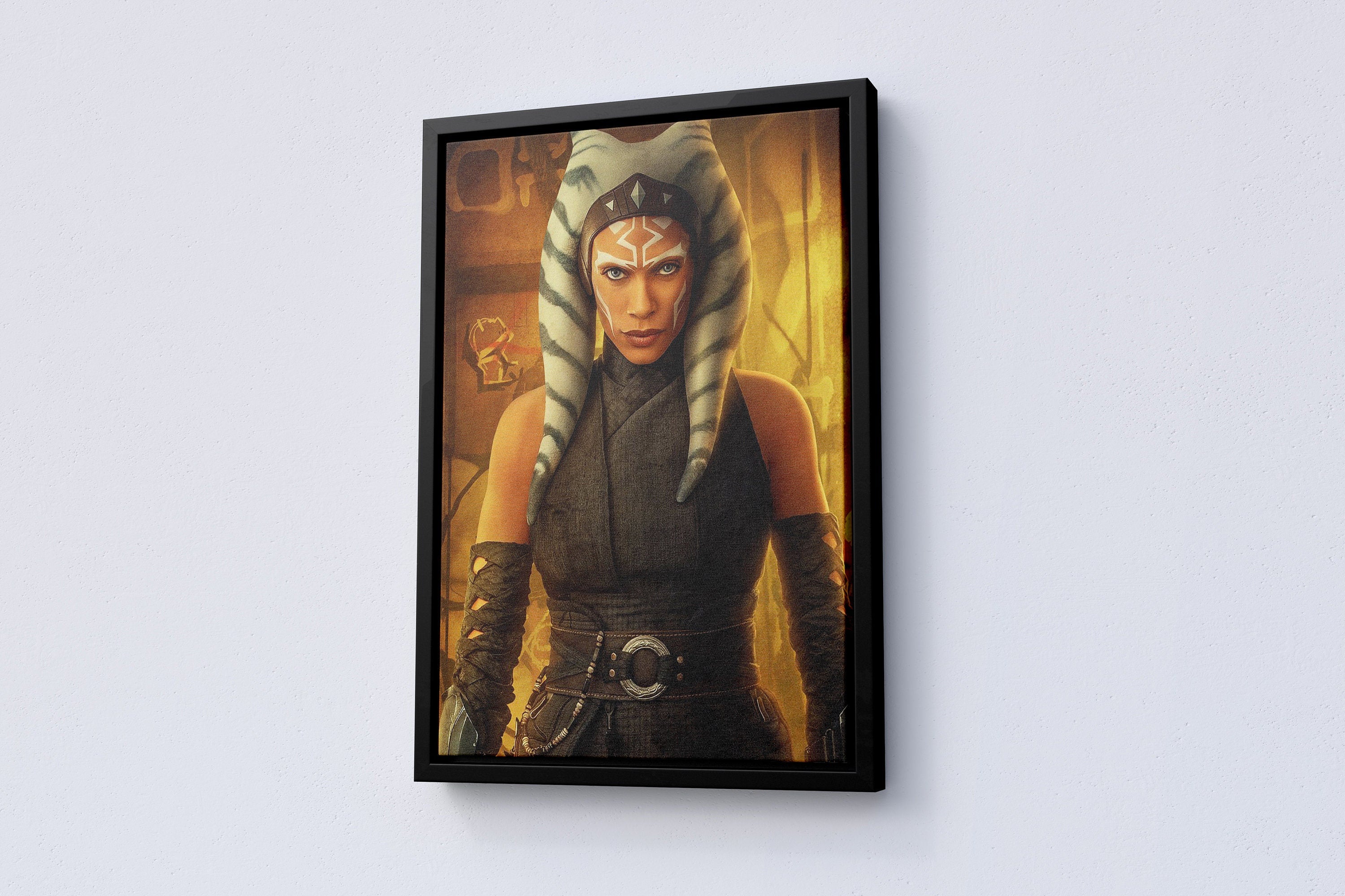 Ahsoka Tano & Darth Vader Canvas Poster