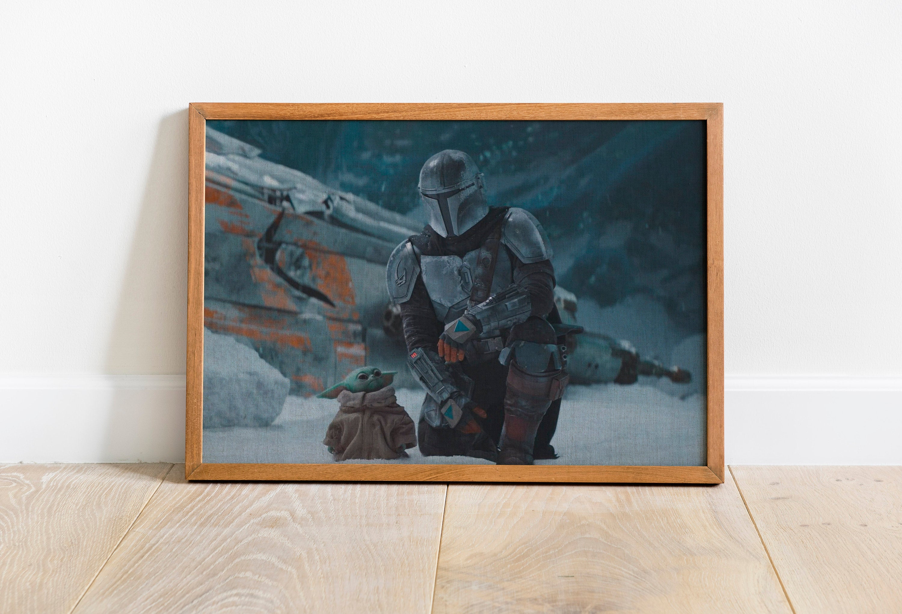 Mandalorian StarWars Movie Canvas Poster