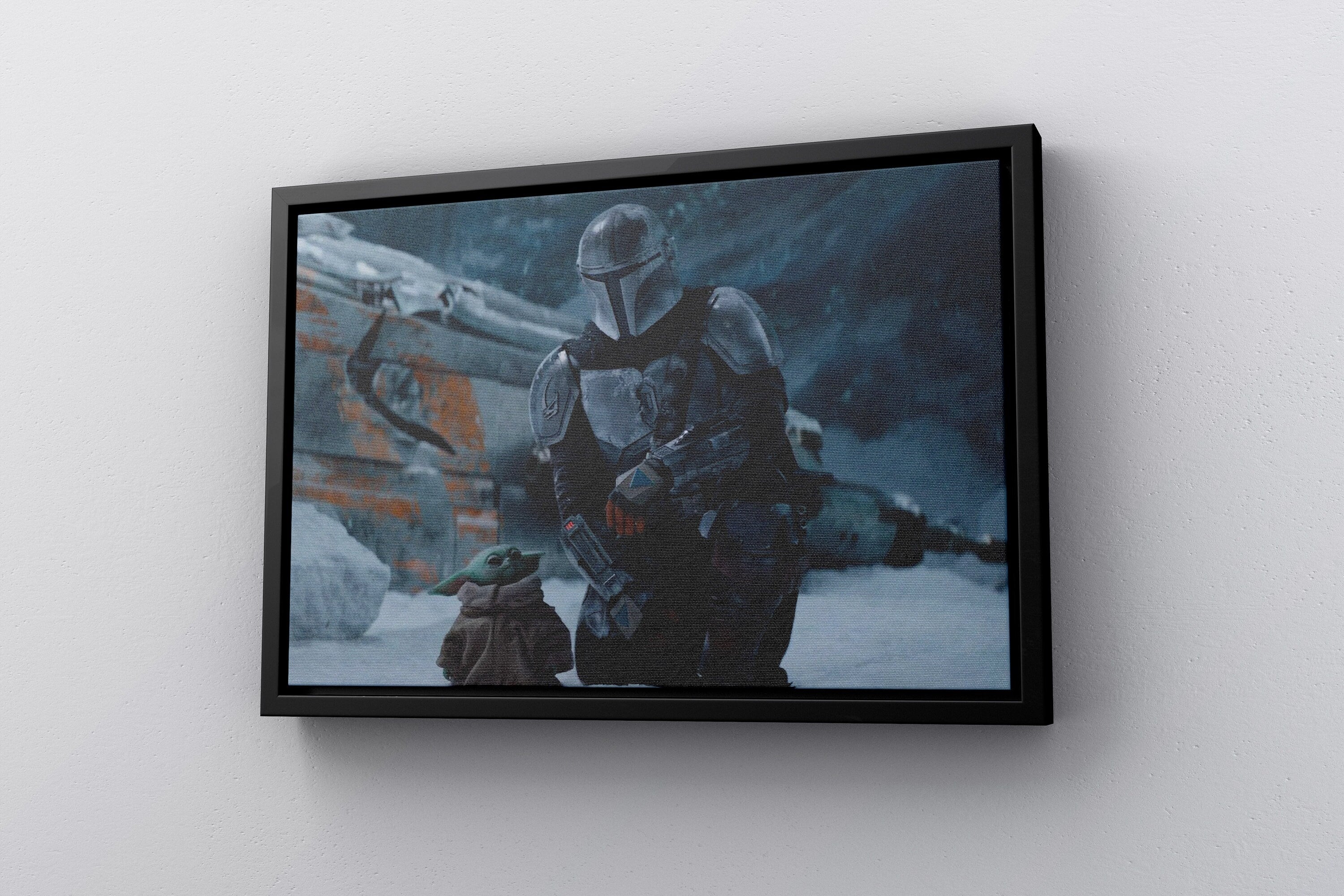 Mandalorian StarWars Movie Canvas Poster