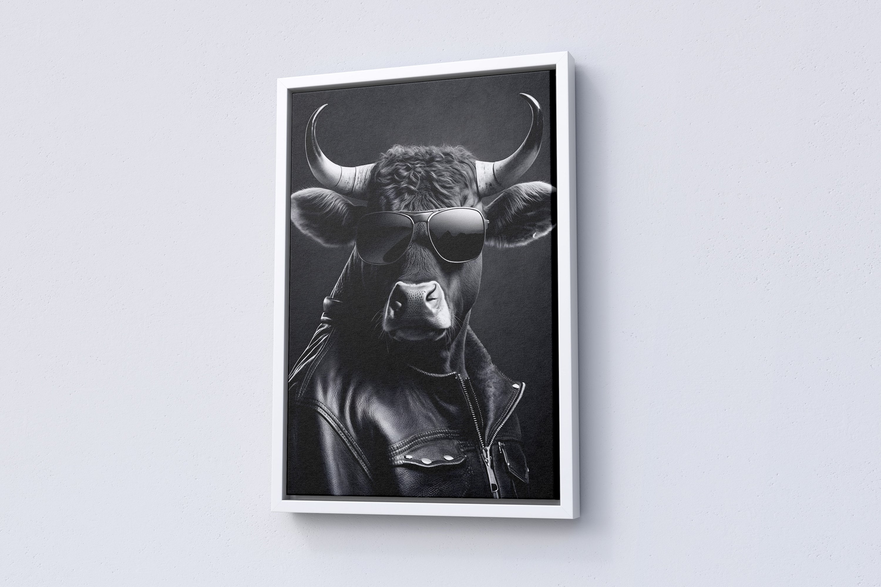 Bull Canvas Wall Art