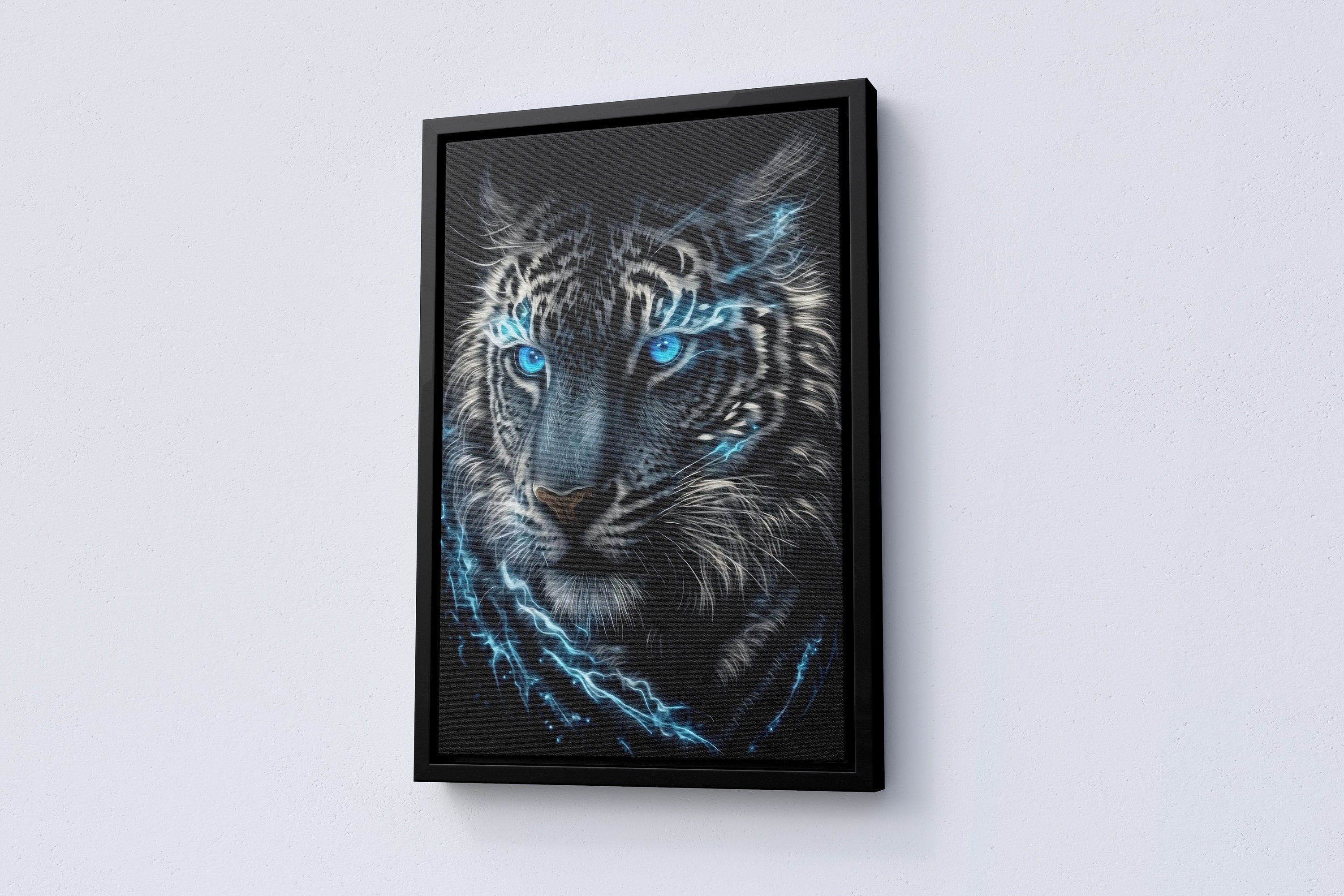 Colourful Lion Canvas Wall Art