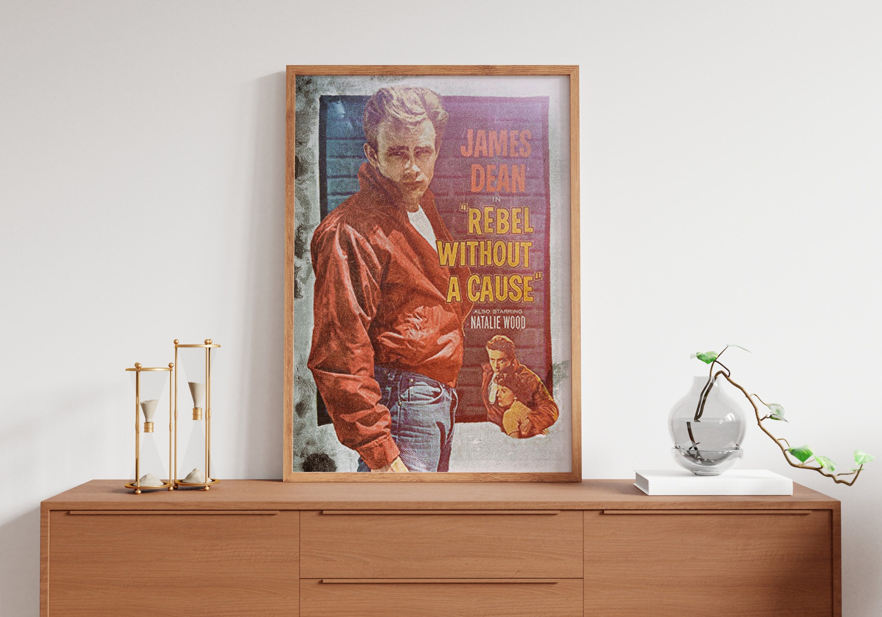 James Dean Rebel Witout A Cause Movie Canvas Poster