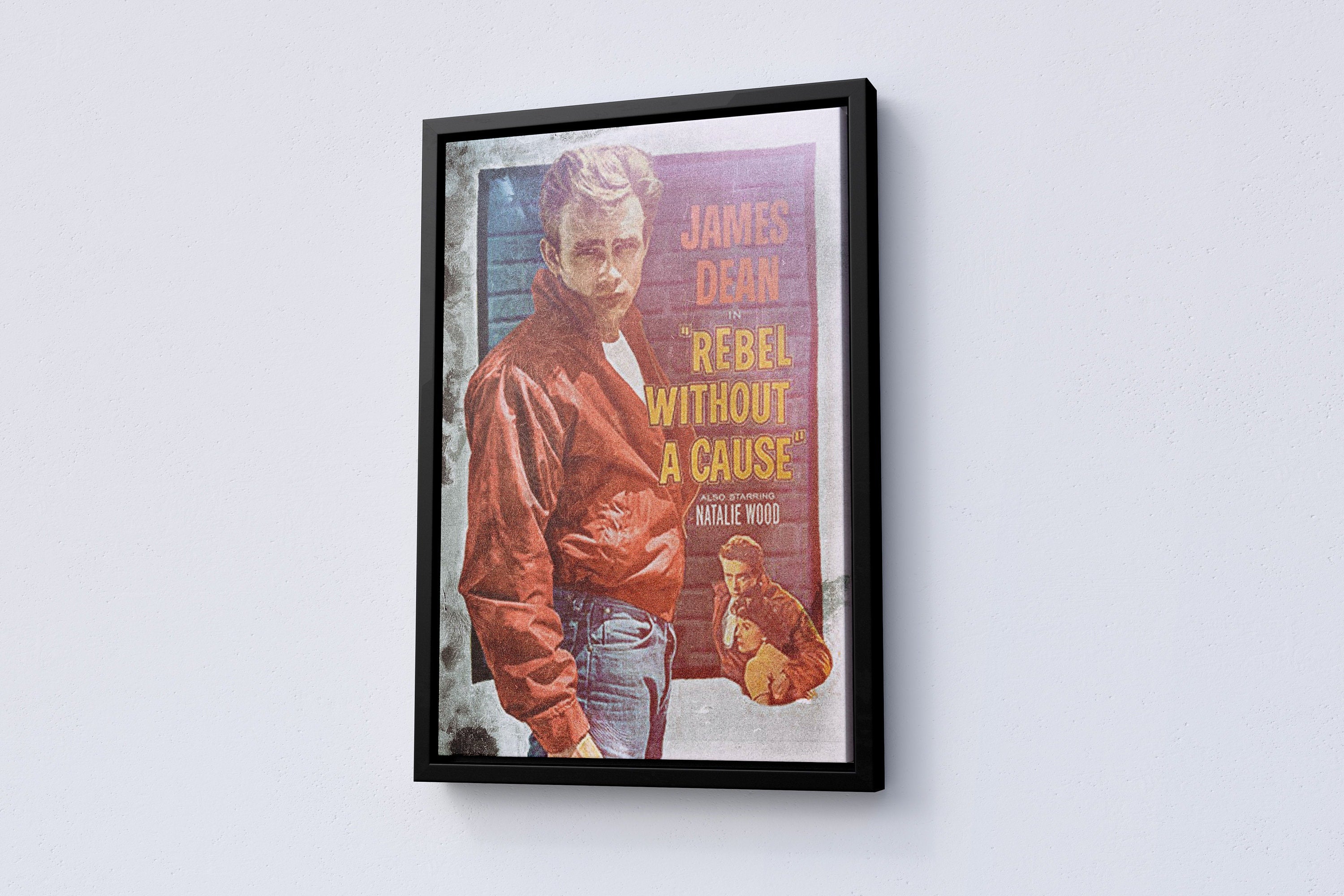 James Dean Rebel Witout A Cause Movie Canvas Poster