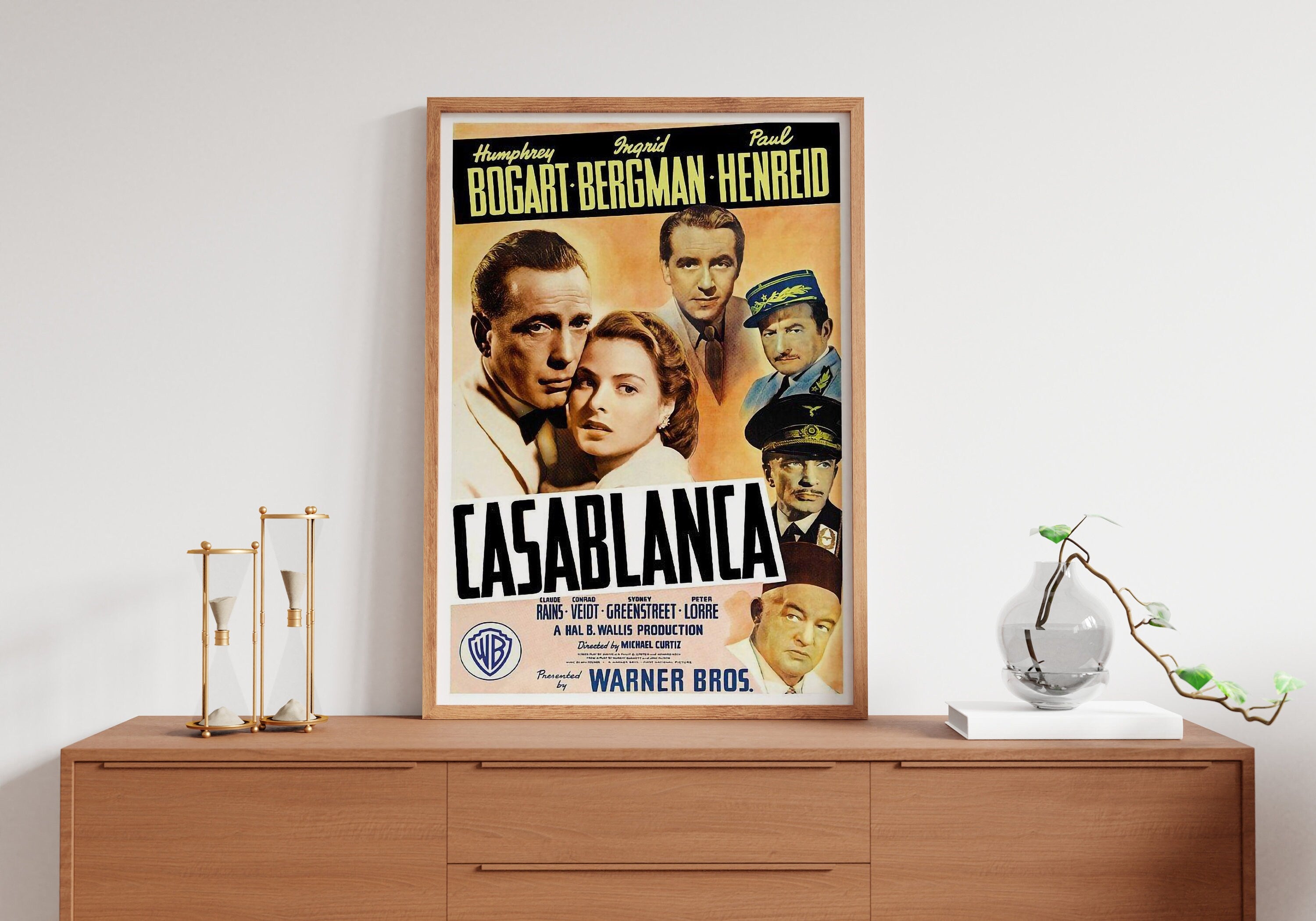 Casablanca Movie Canvas Poster