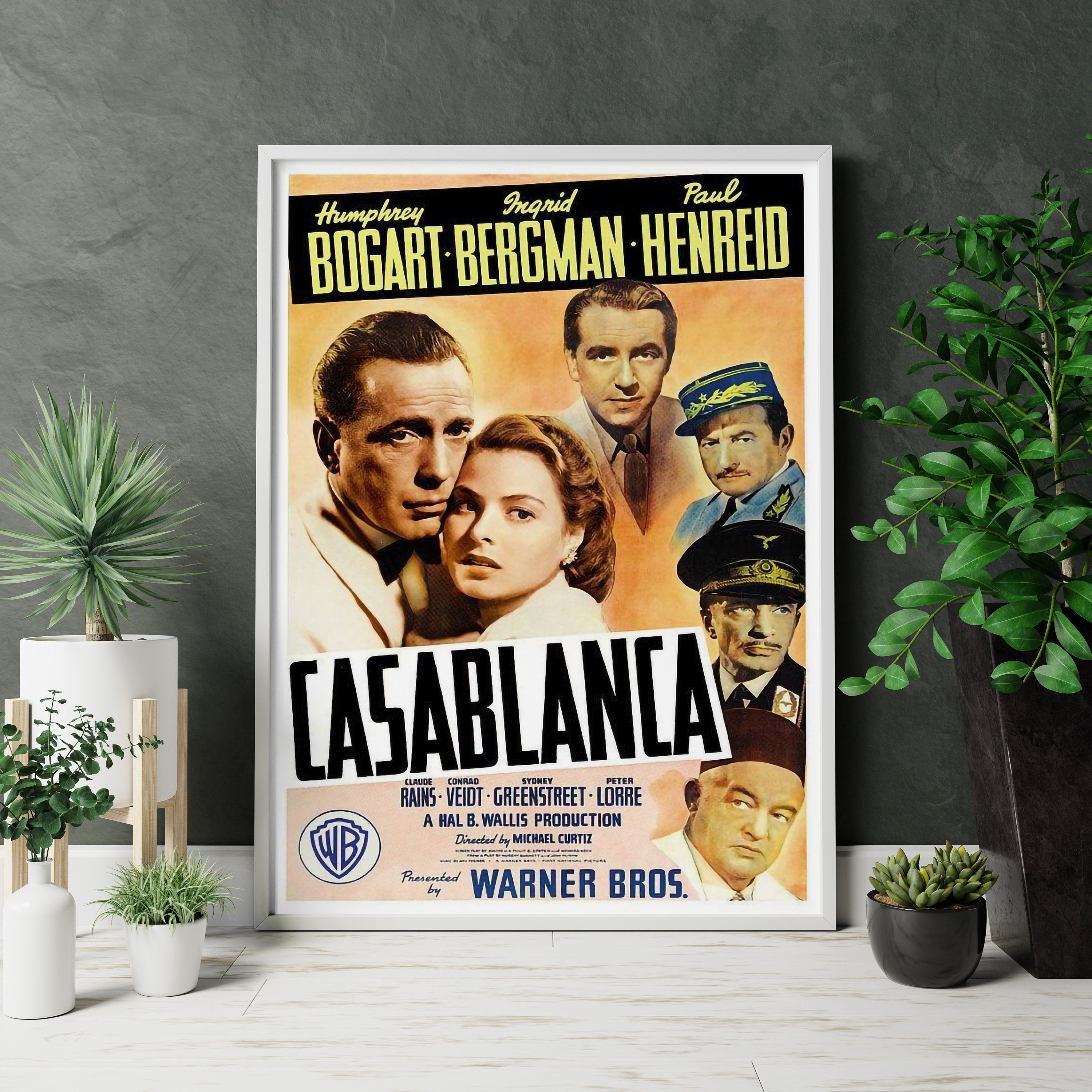 Casablanca Movie Canvas Poster