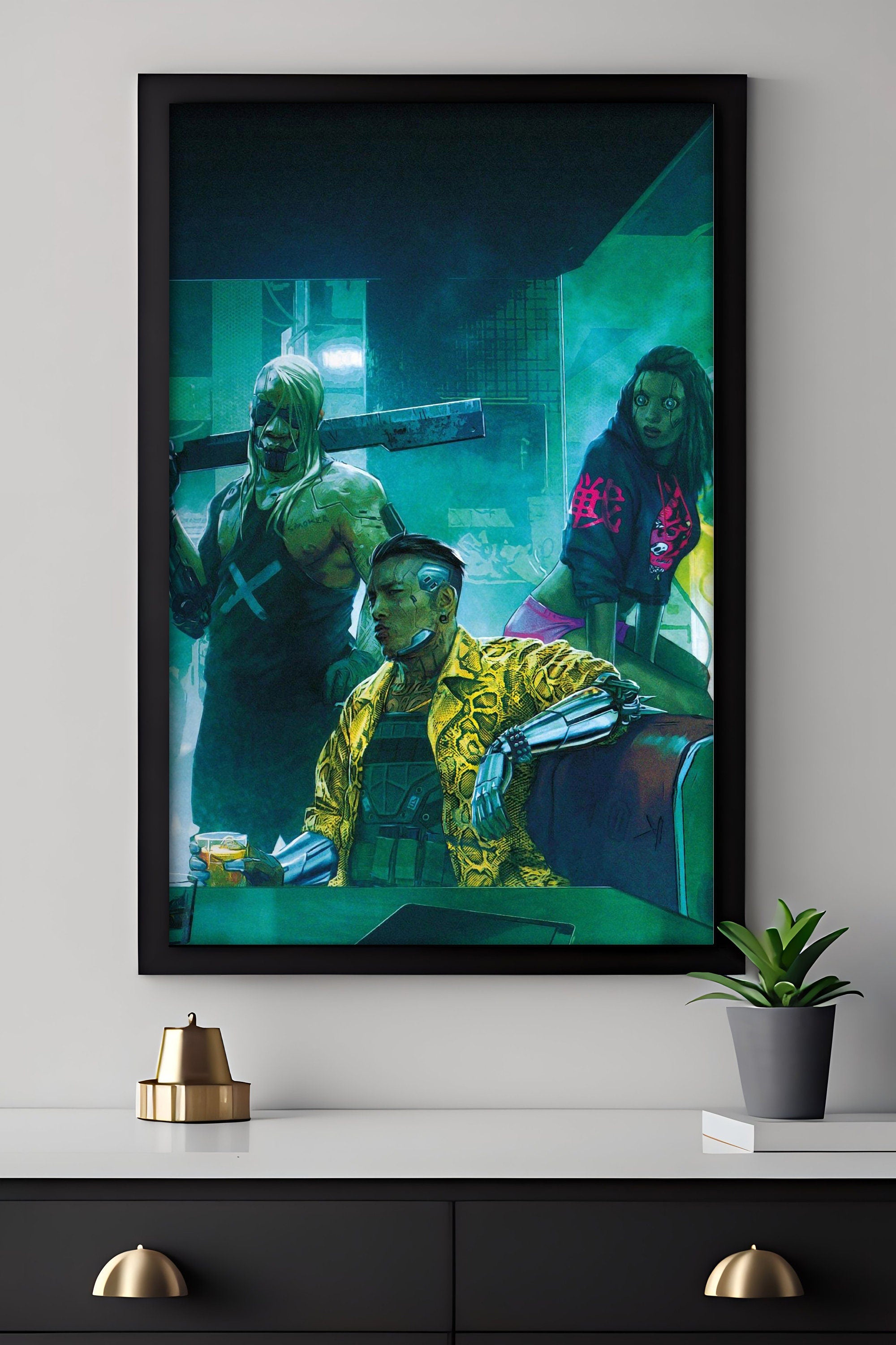 Cyberpunk Phantom Liberty Canvas Poster