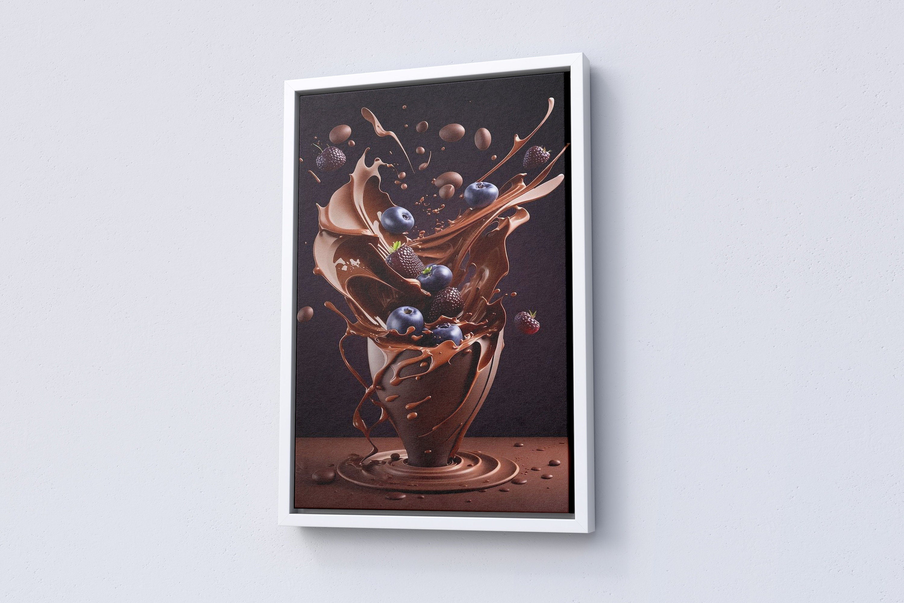 Chocolate Canvas Wall Poster