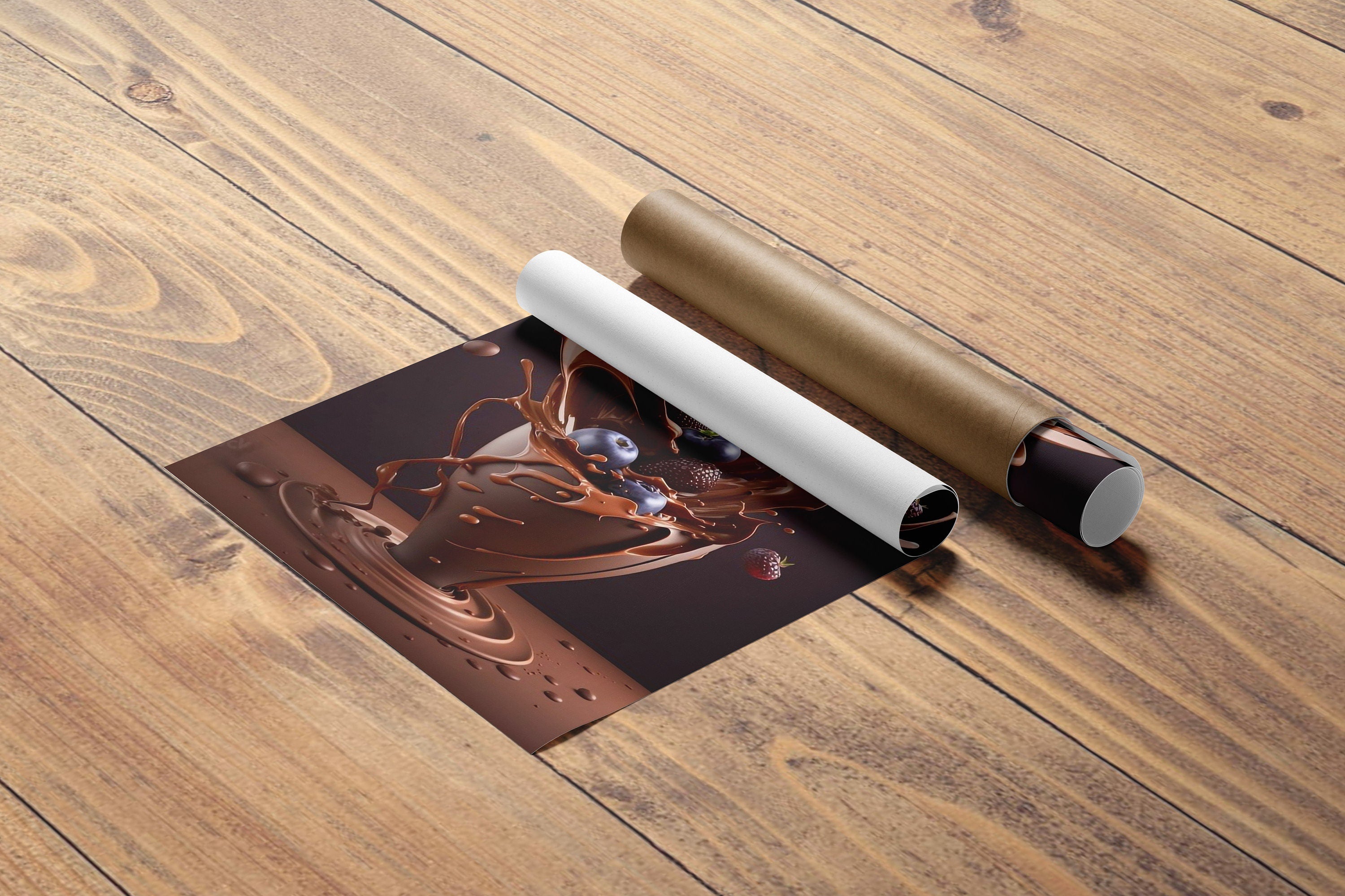 Chocolate Canvas Wall Poster