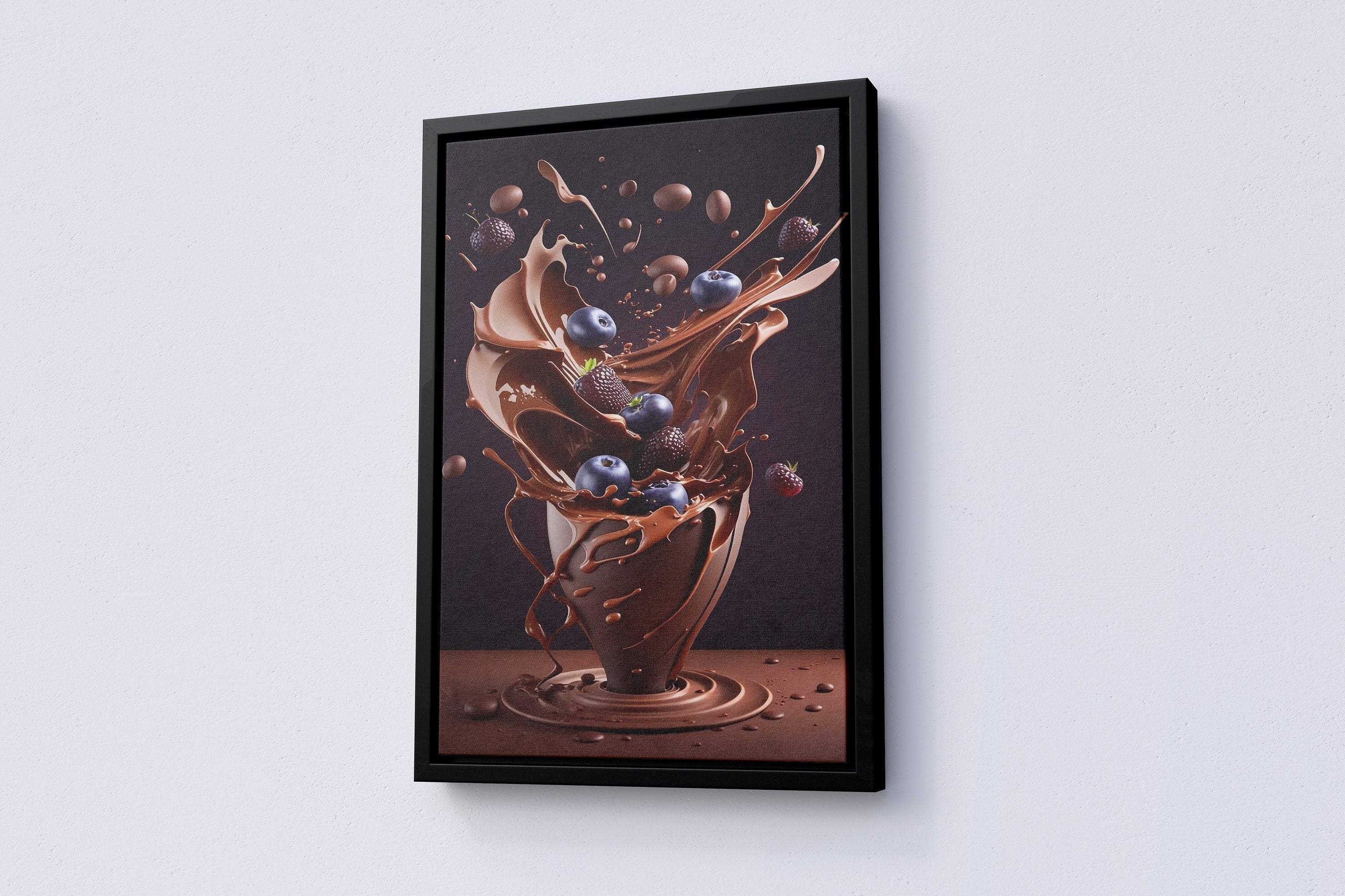 Chocolate Canvas Wall Poster