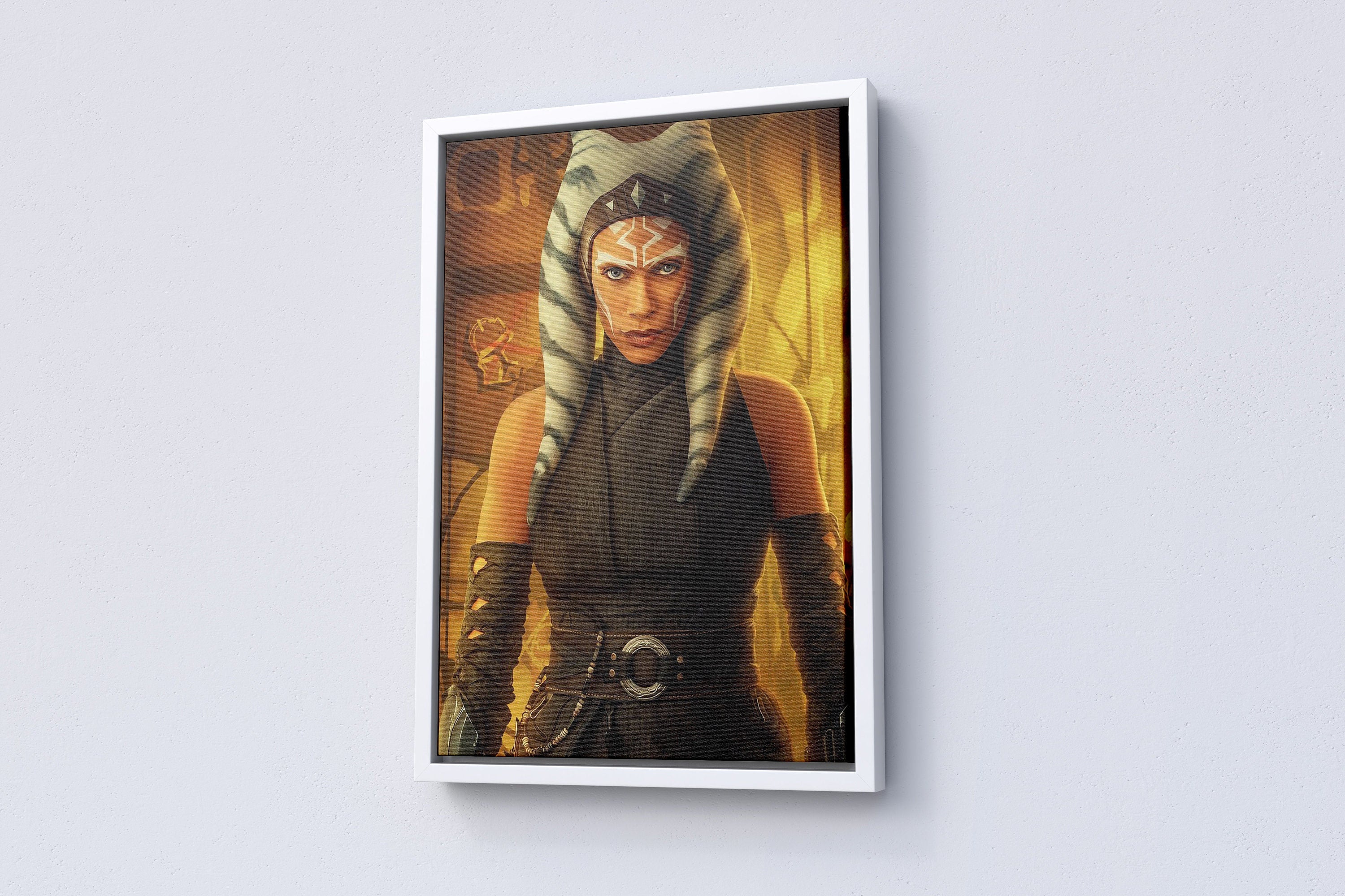 Ahsoka Tano & Darth Vader Canvas Poster