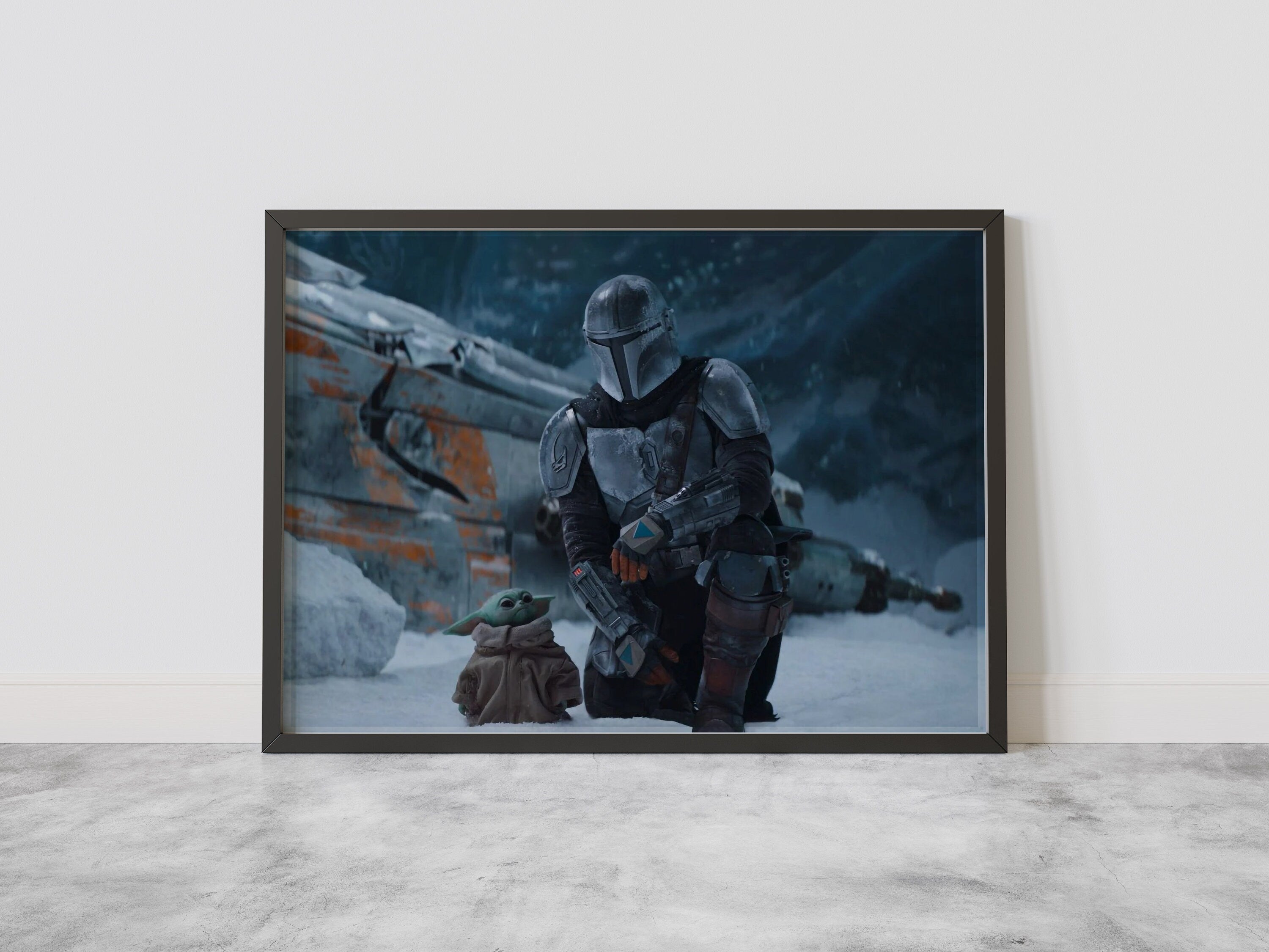 Mandalorian StarWars Movie Canvas Poster