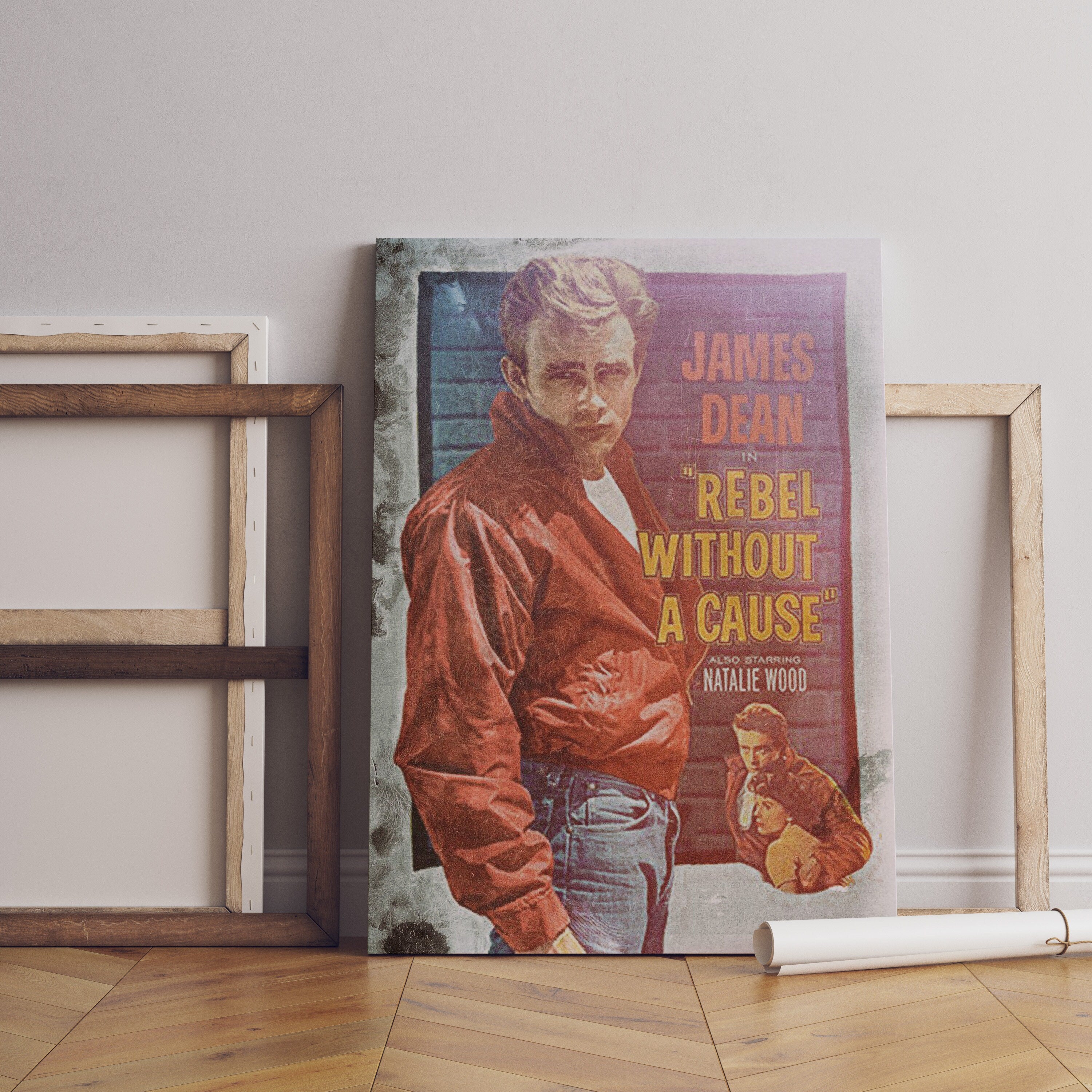 James Dean Rebel Witout A Cause Movie Canvas Poster