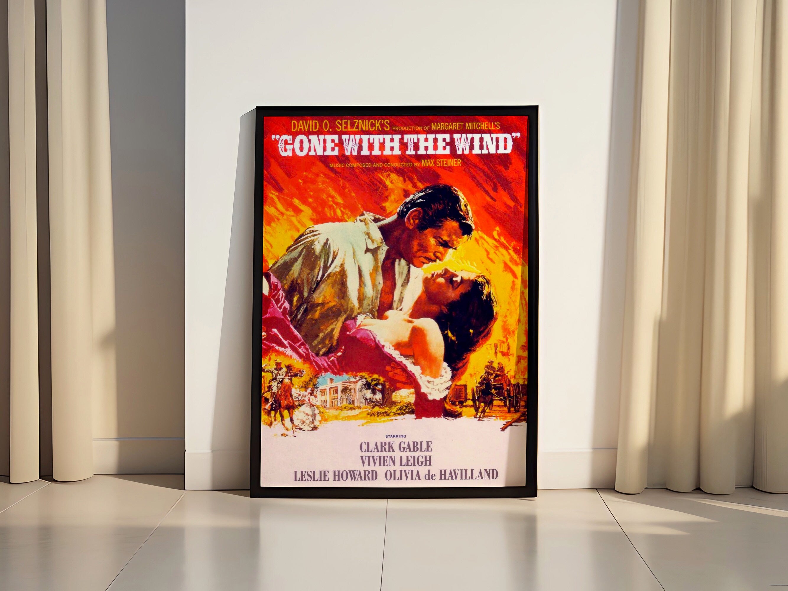 Gone With The Wind Canvas Poster