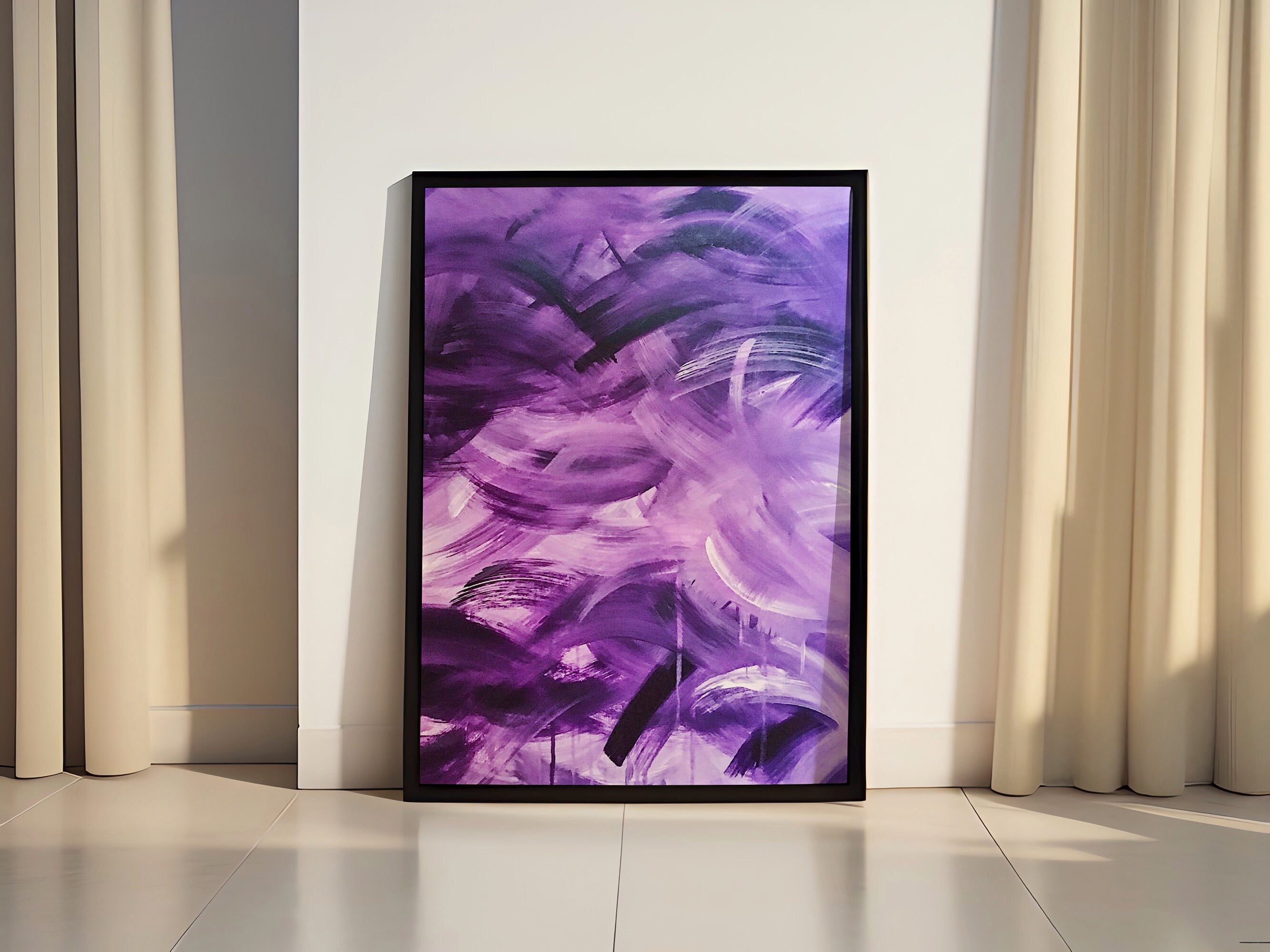 Abstract Boho Canvas Wall Art