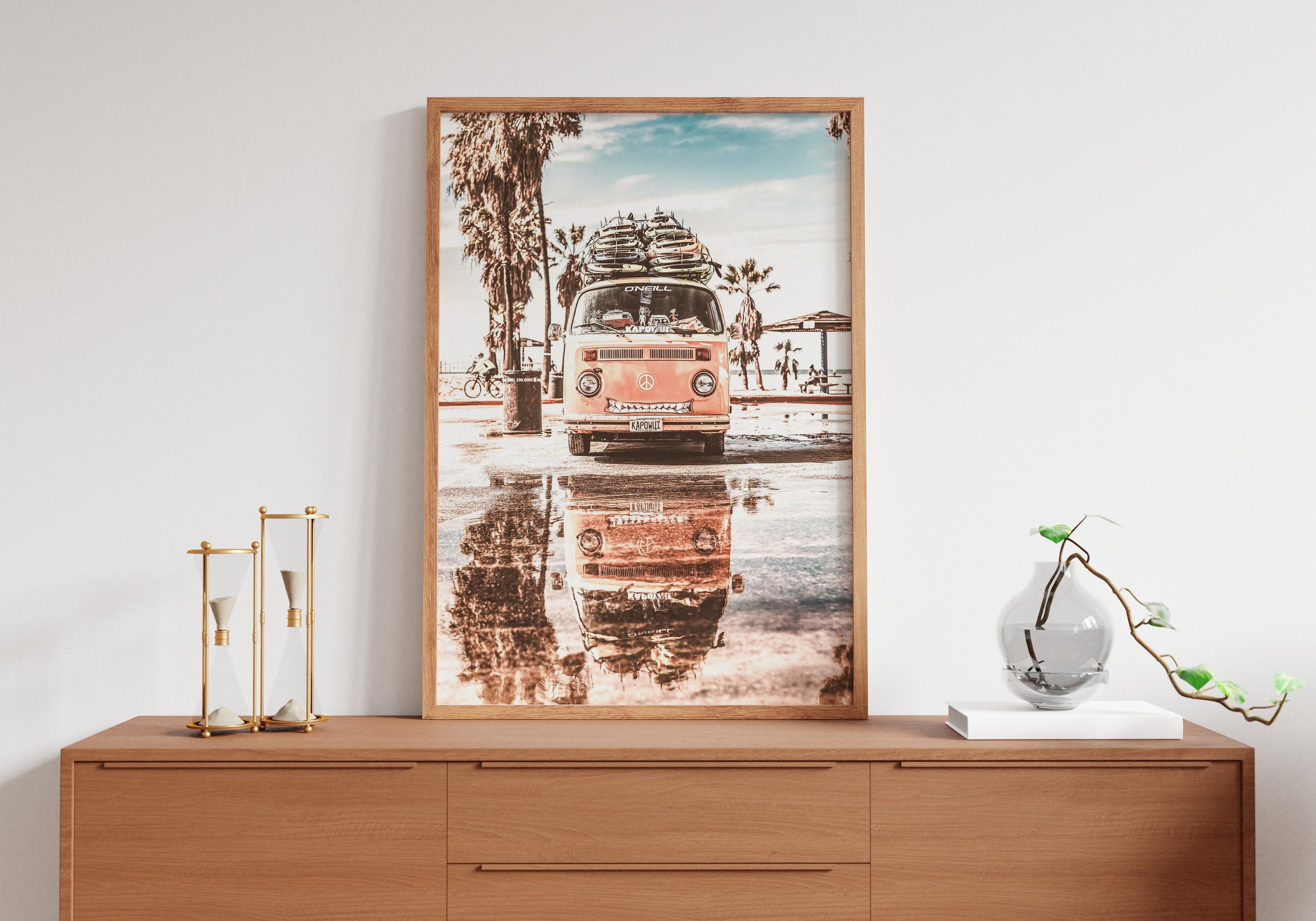 Retro Car Art Canvas