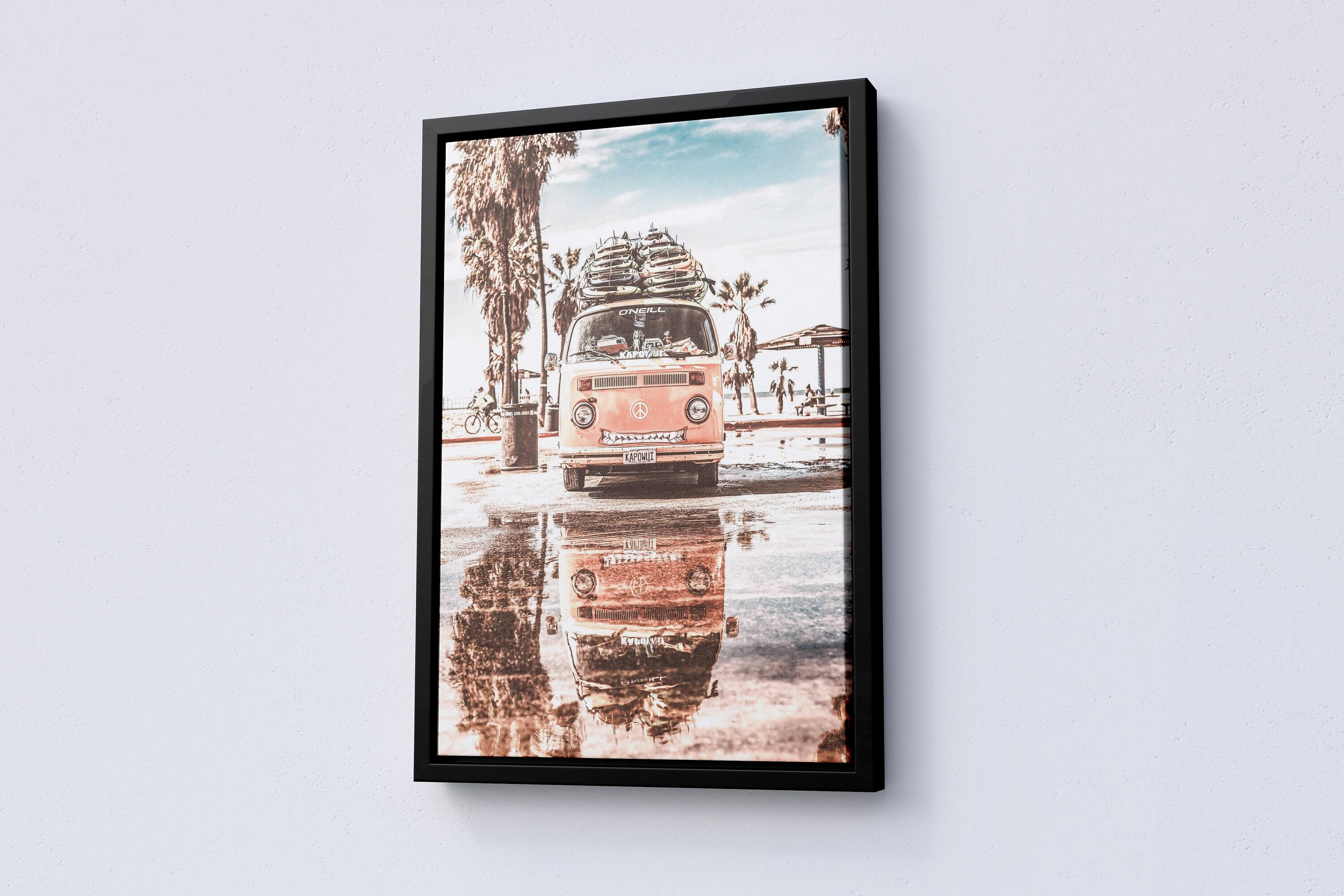 Retro Car Art Canvas