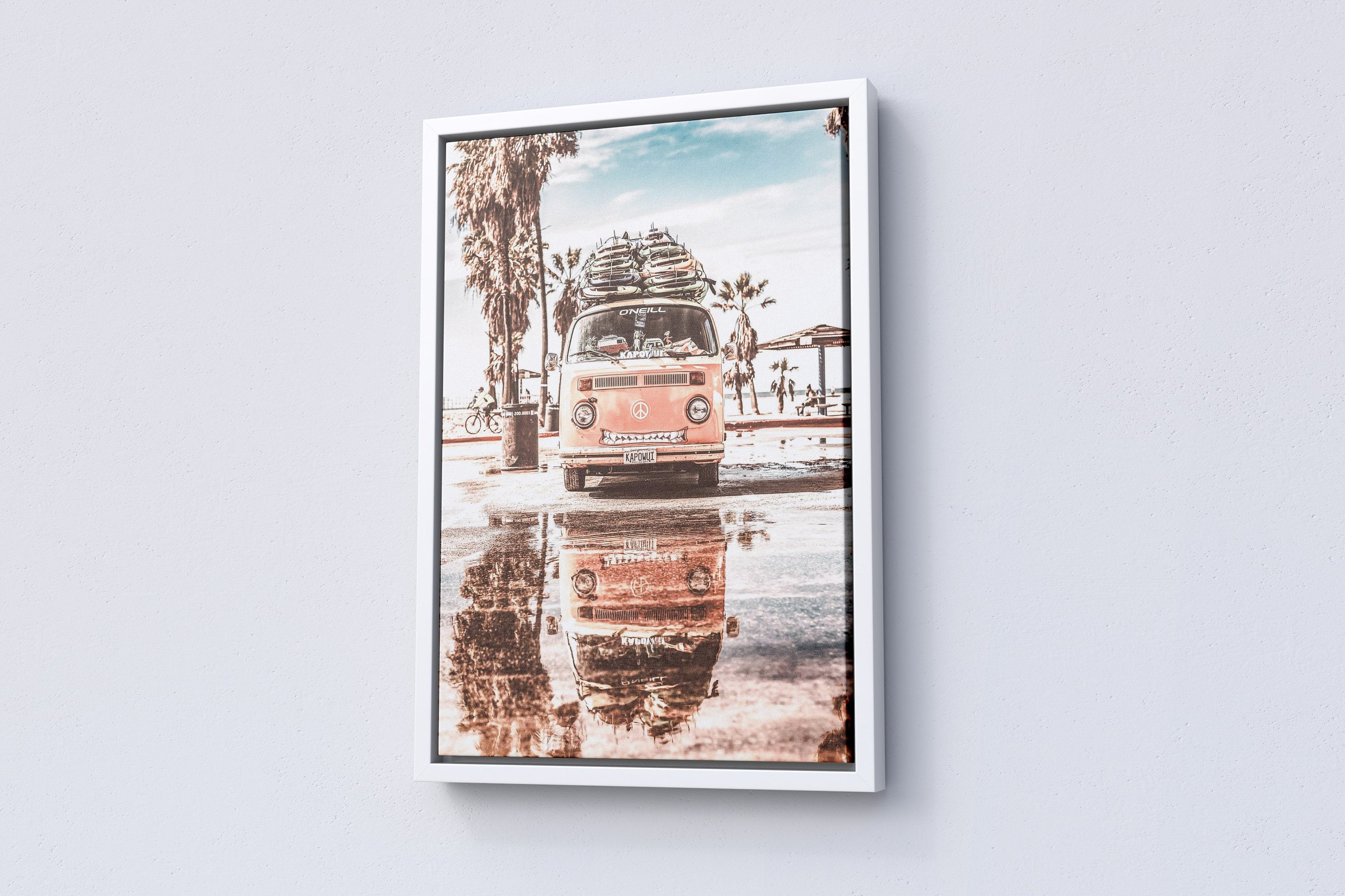 Retro Car Art Canvas