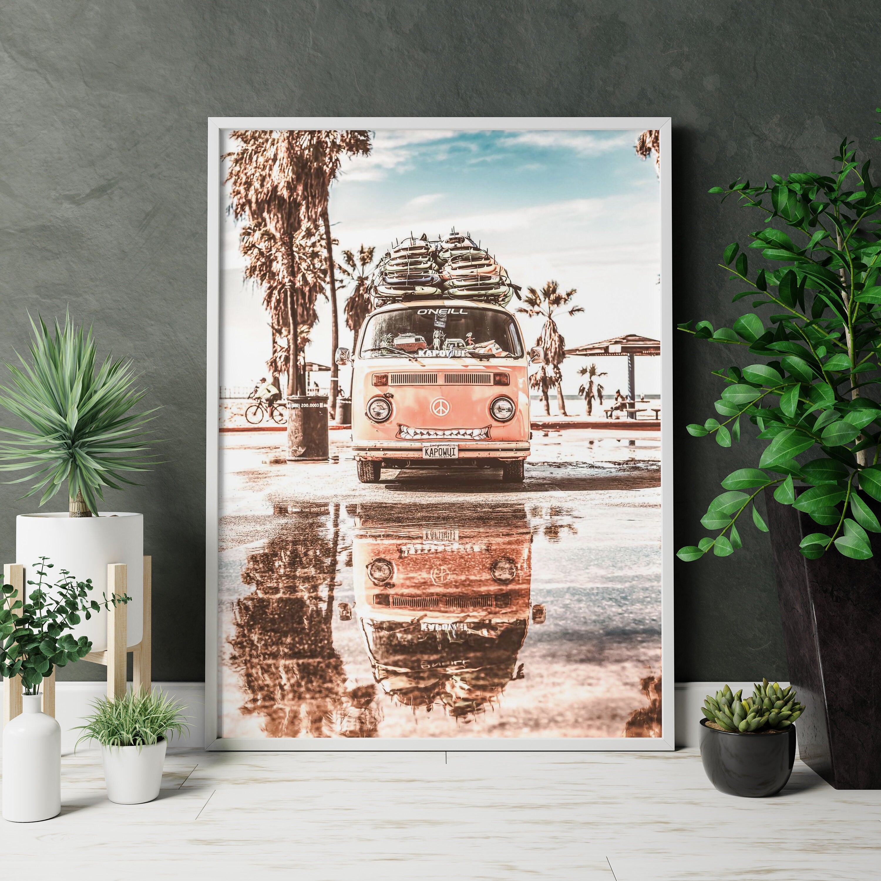 Retro Car Art Canvas