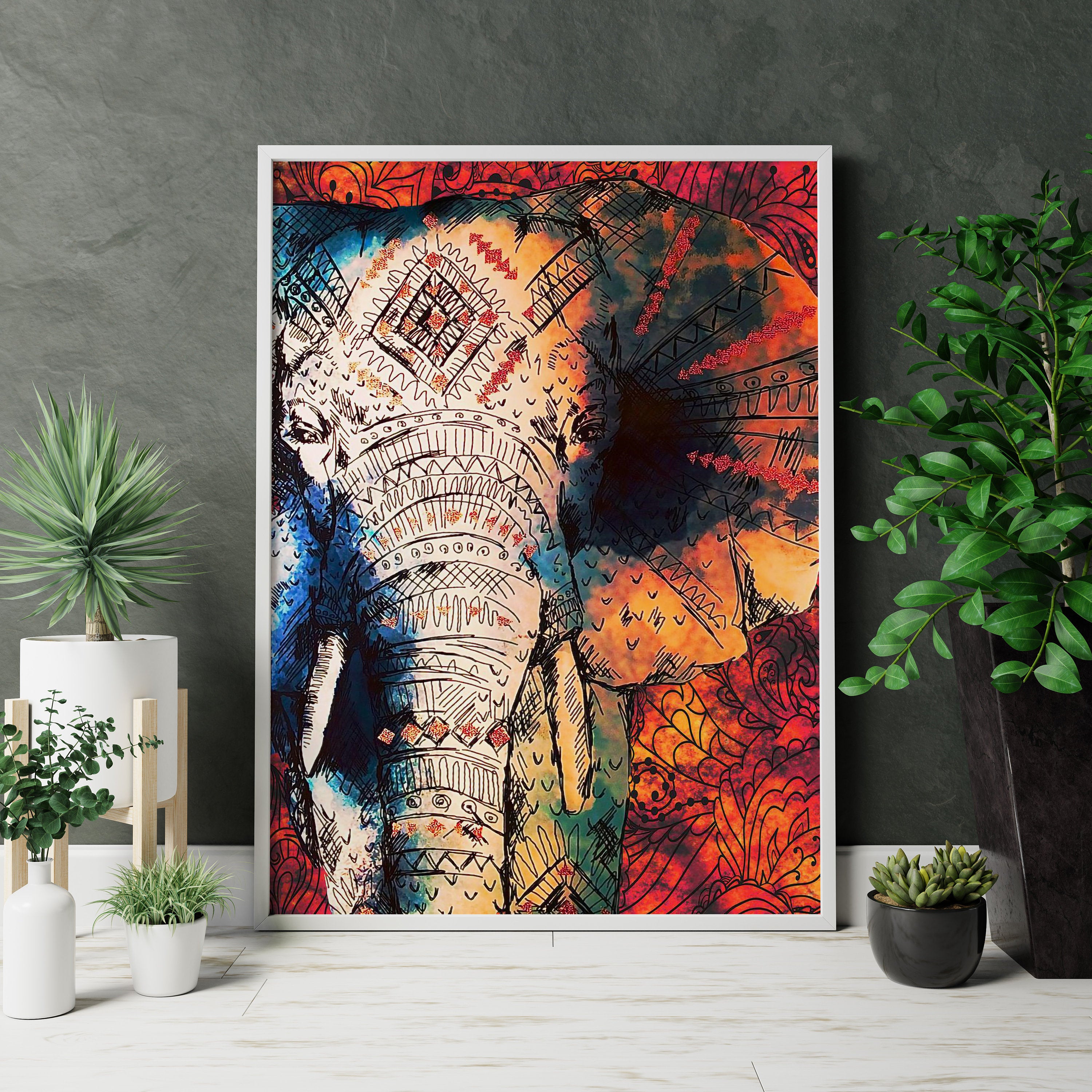 Boho Simple Classical Elegant Canvas Art