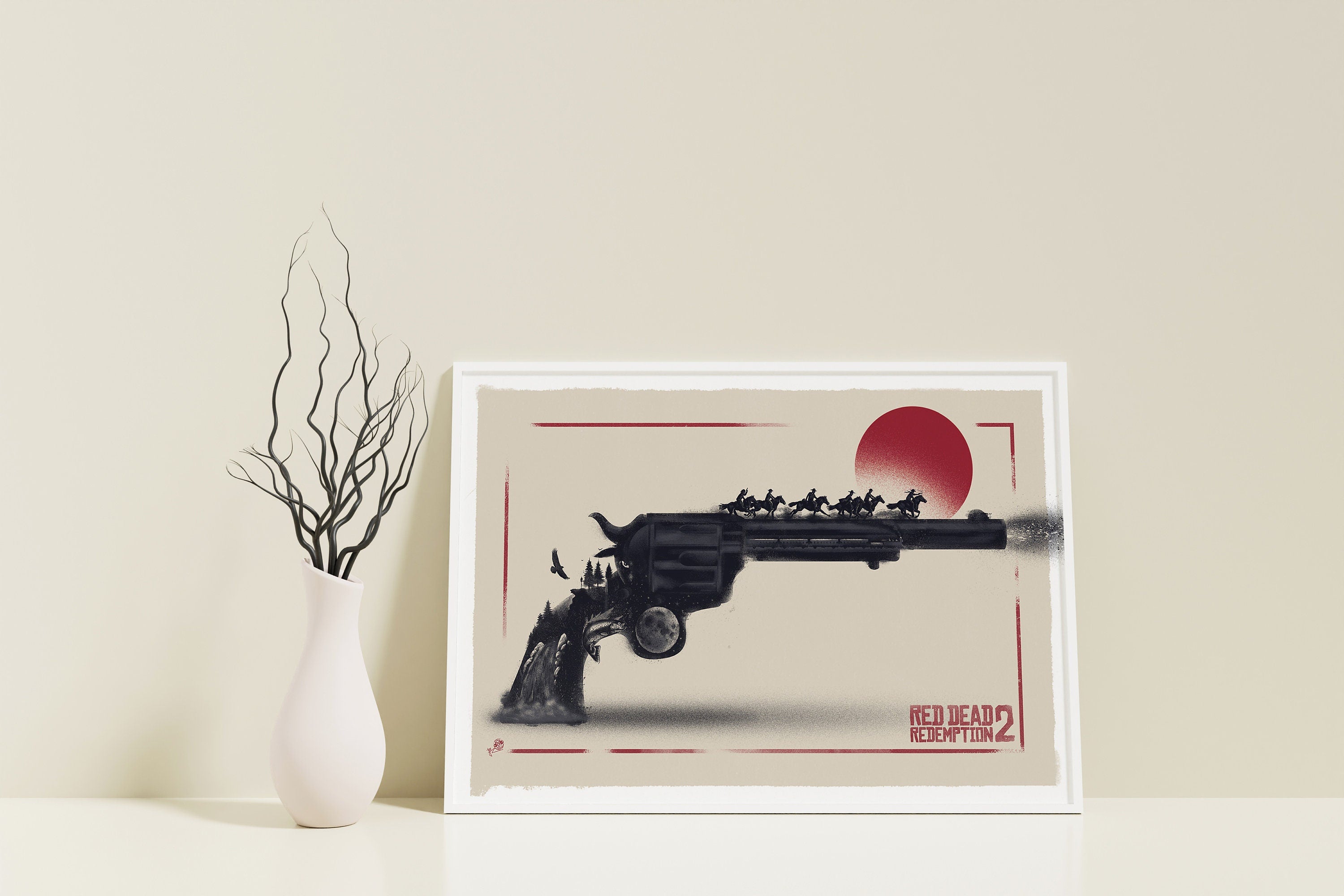 Red Dead Redemption 2 Canvas Poster