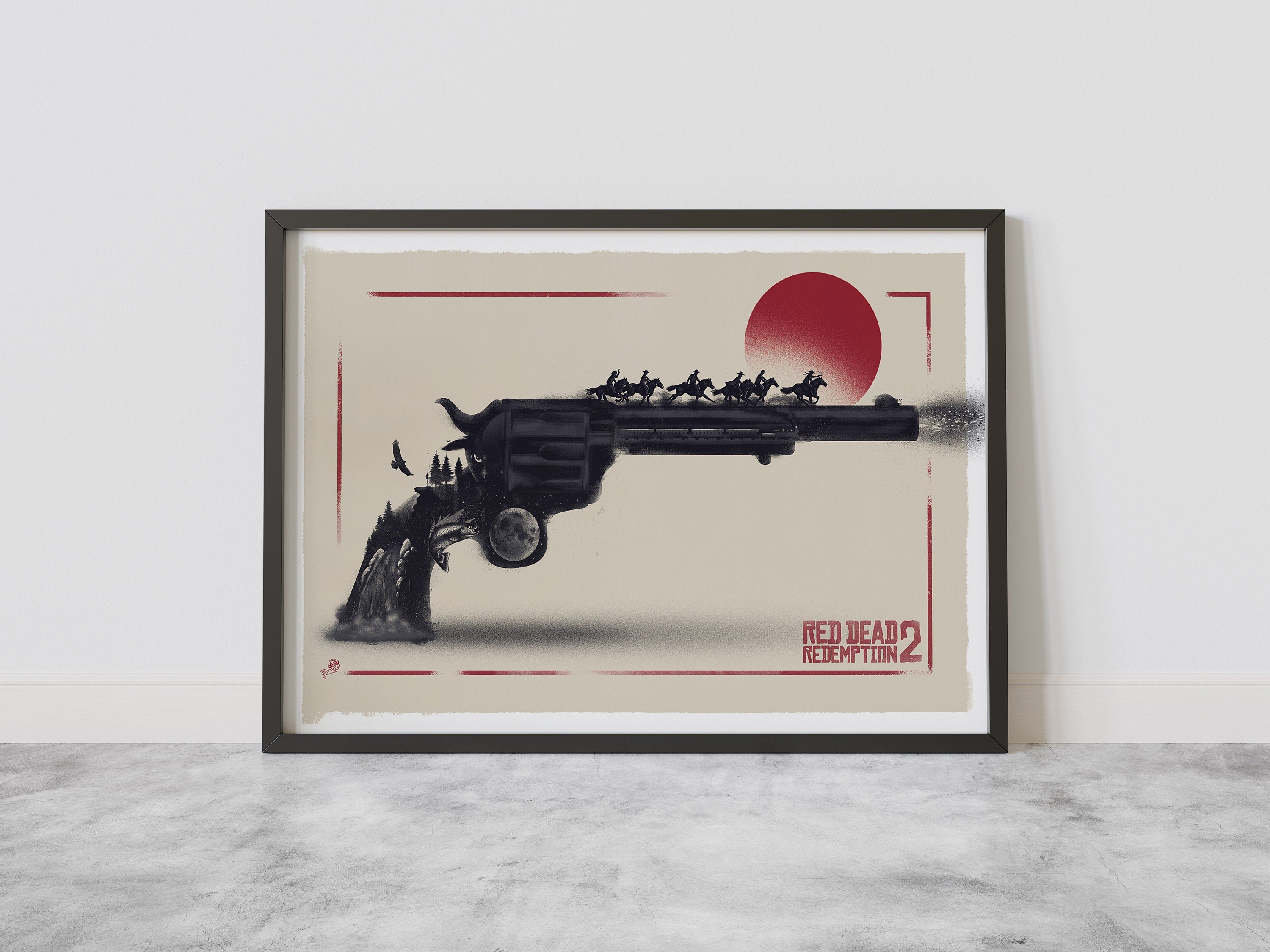 Red Dead Redemption 2 Canvas Poster