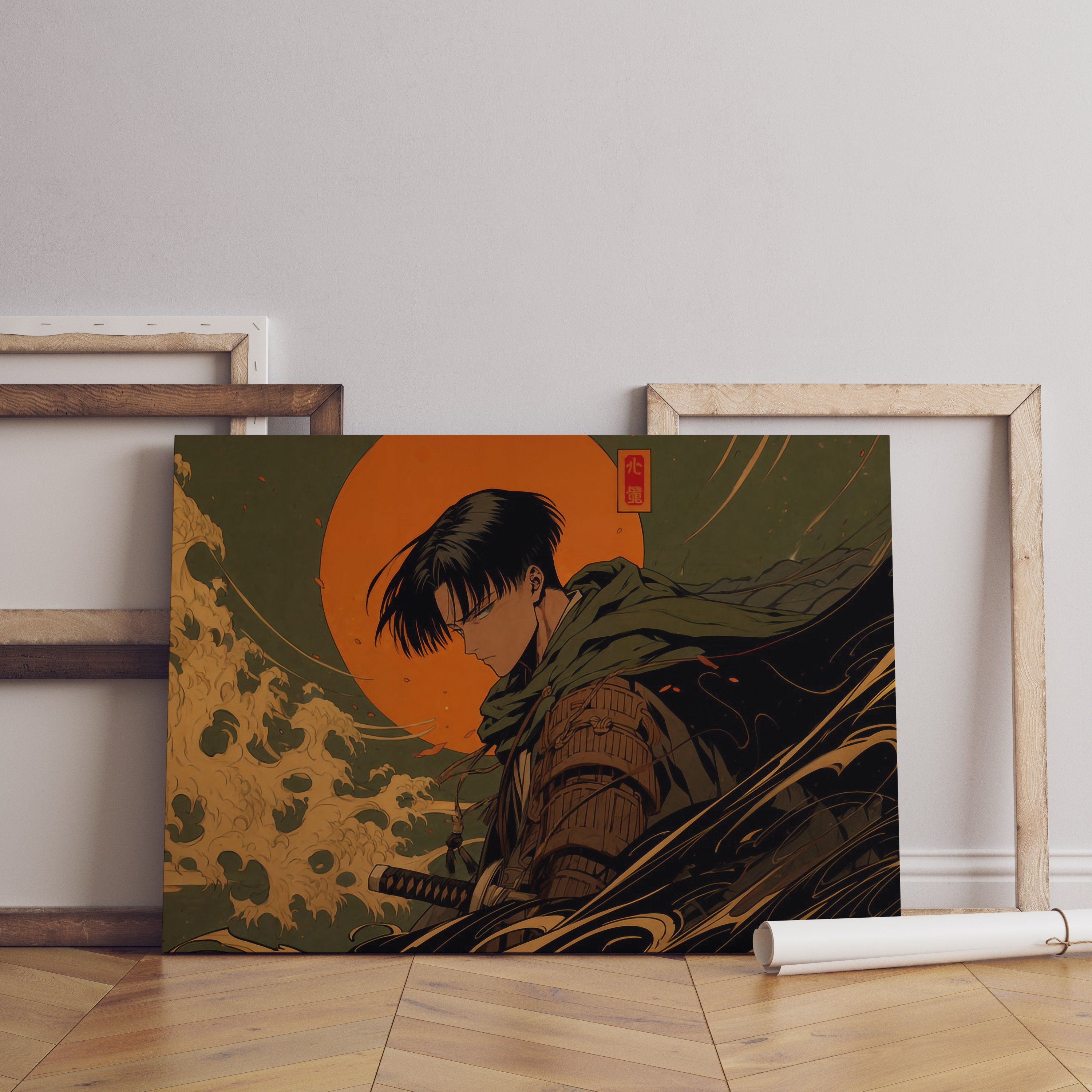 Anime Levi Ackerman Canvas Art