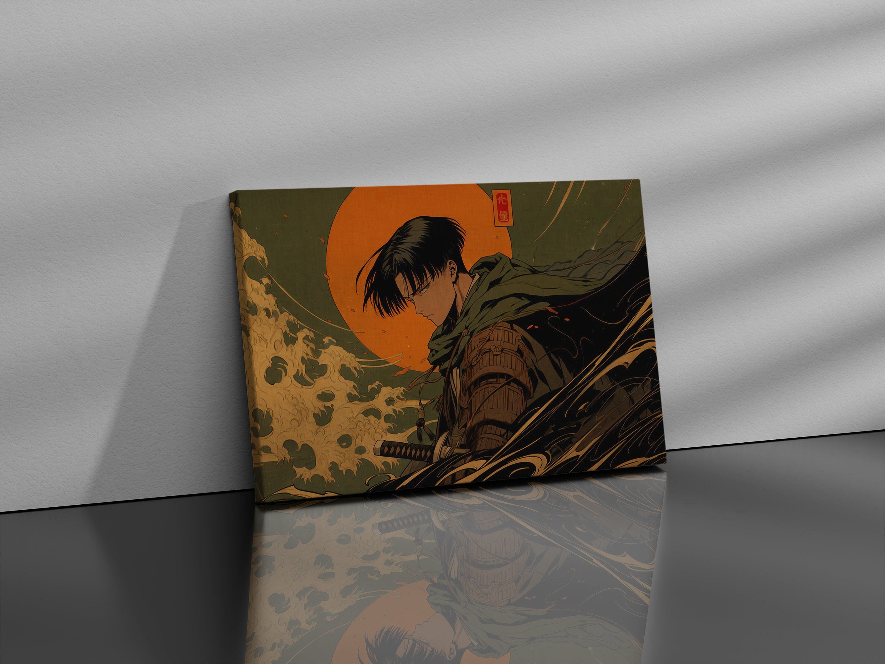 Anime Levi Ackerman Canvas Art