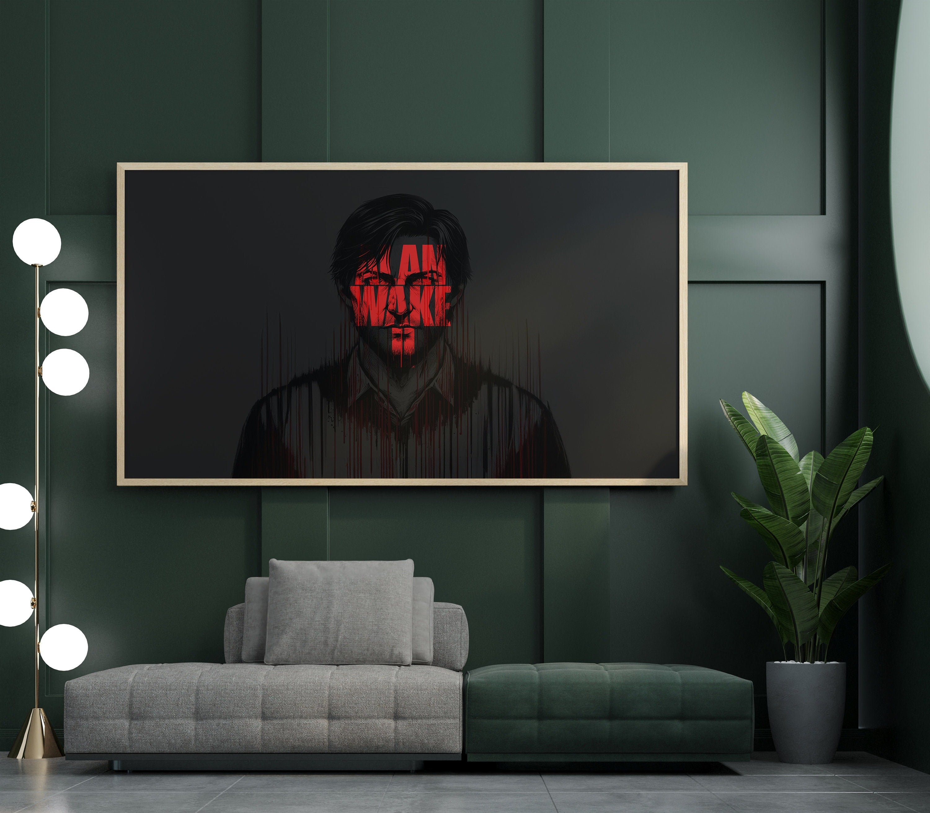 Alan Wake 2 Canvas Poster