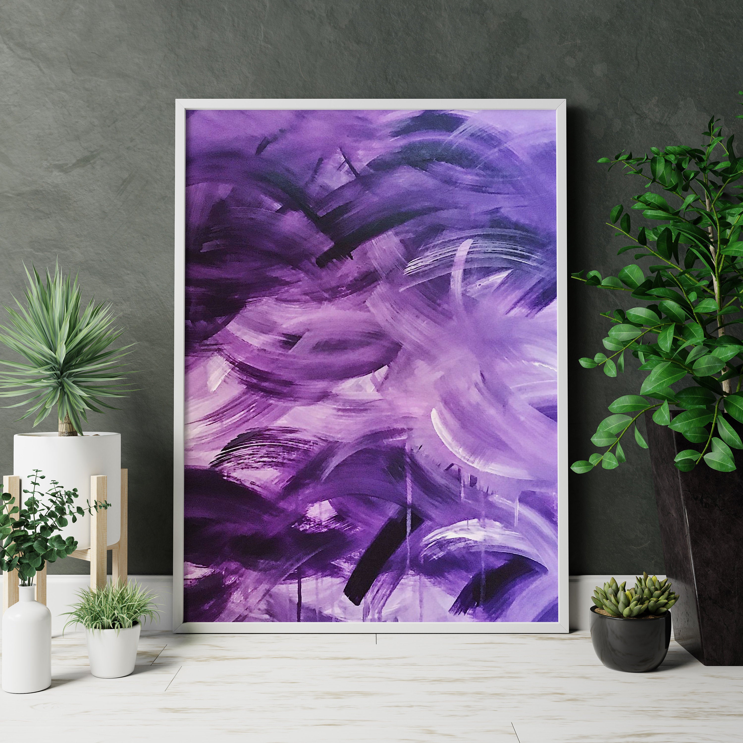 Abstract Boho Canvas Wall Art