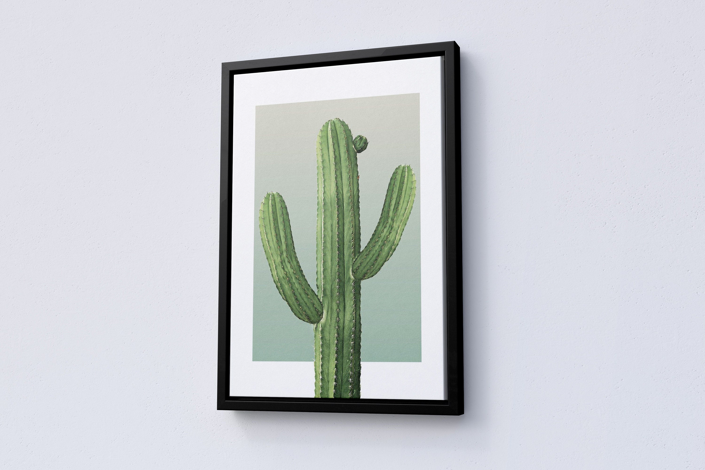 Boho Cactus Canvas Wall Art