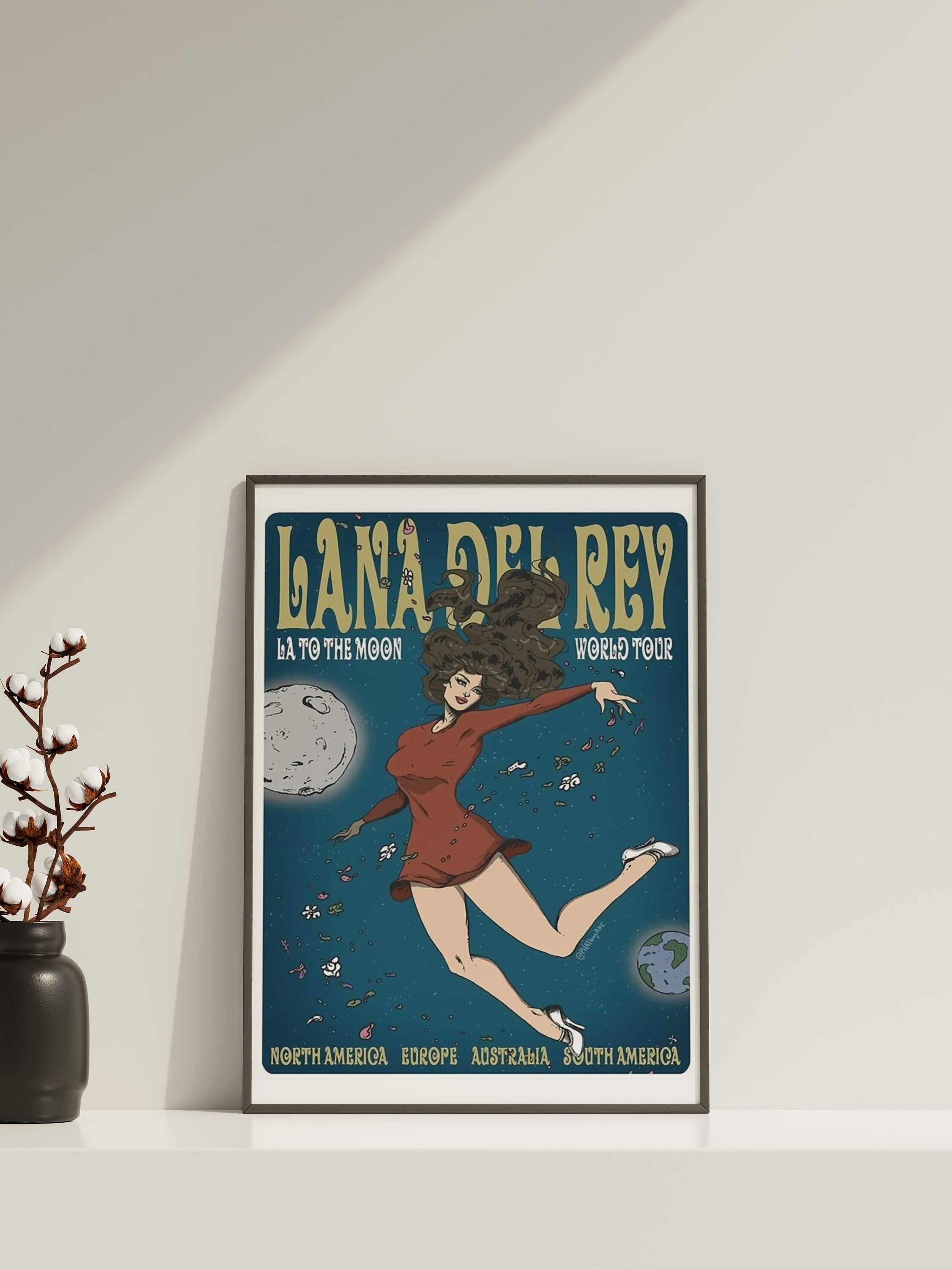 Lana del Rey La to The Moon Tour Canvas Art