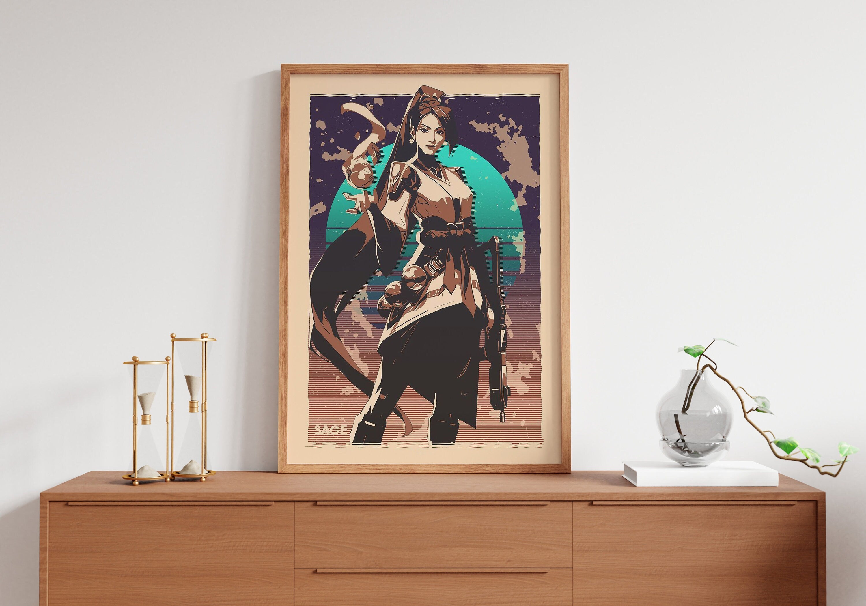 Valorant SAGE Canvas Poster