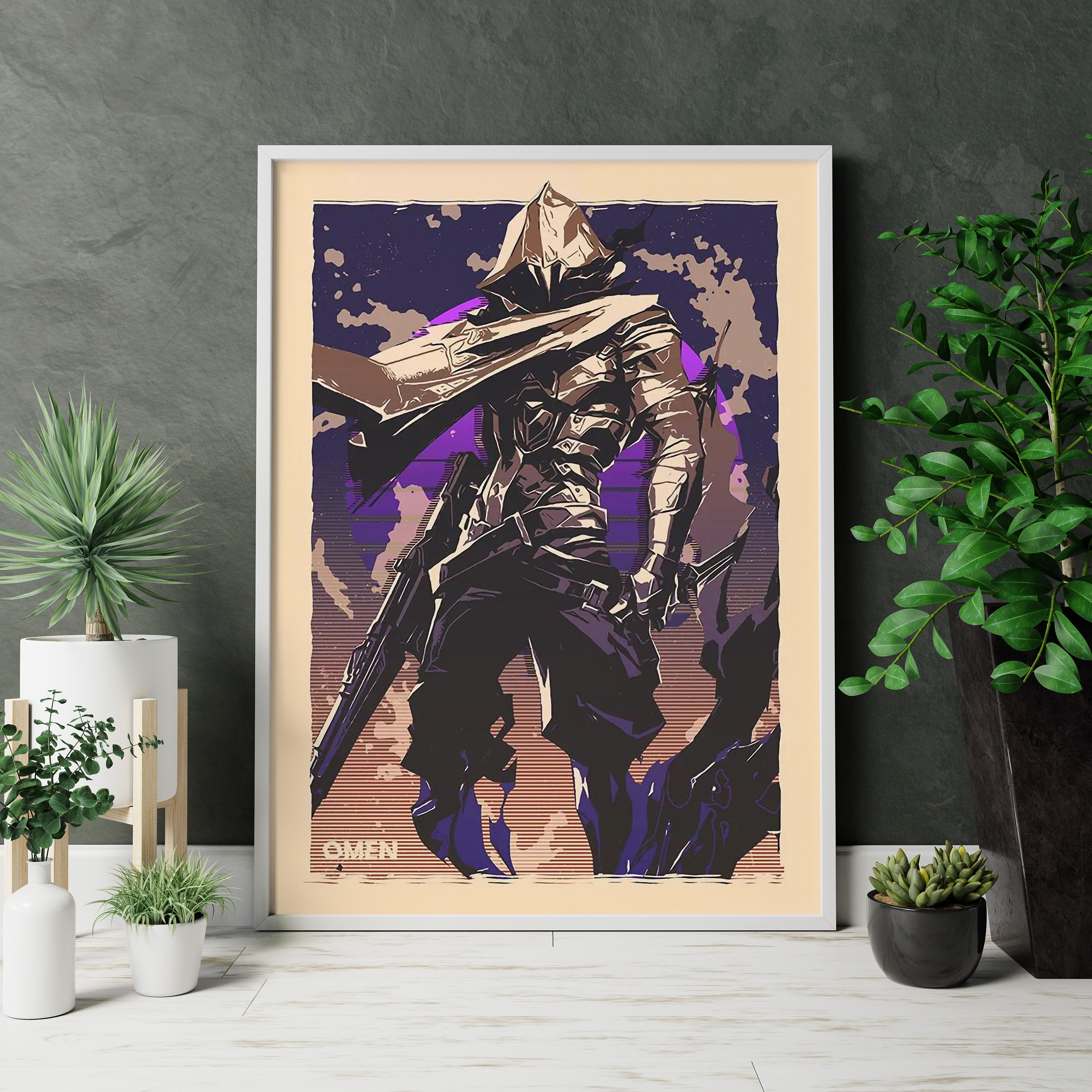 Valorant OMEN Canvas Poster