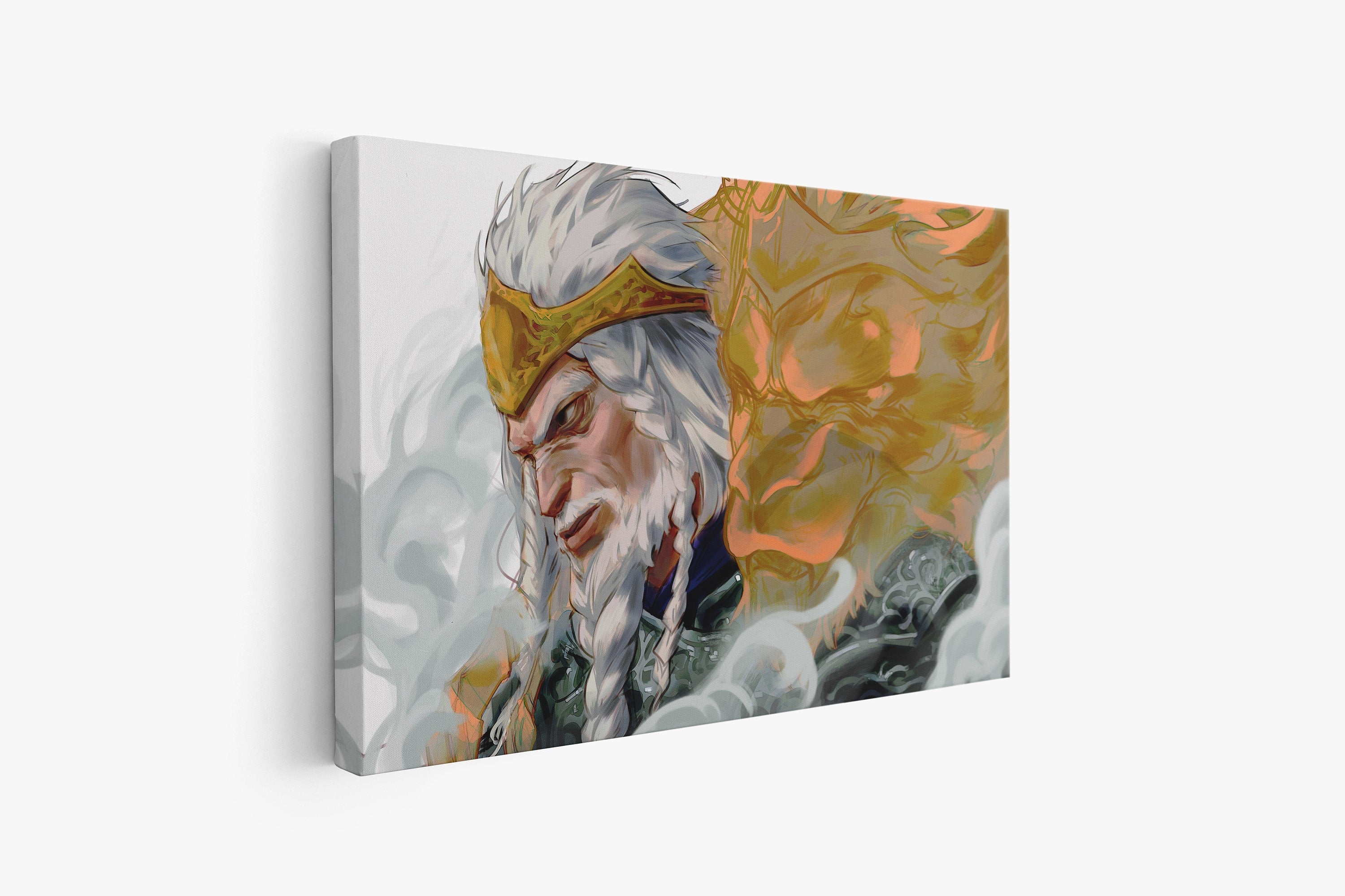 Godfrey Elden Ring Canvas Wall Art